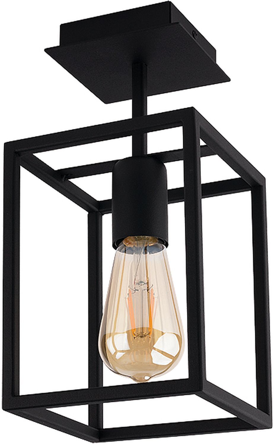 Plafonnier DAVID Noir Métal Table à manger Lampe