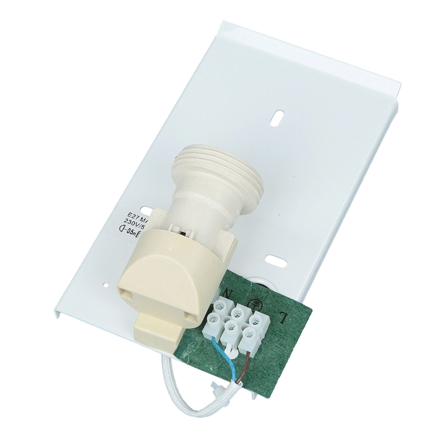 Stoff Wandlampe ALICE Lila Holz Optik Loft Design E27 Stoff Wandlampe ALICE Lila Holz Optik Loft Design E27