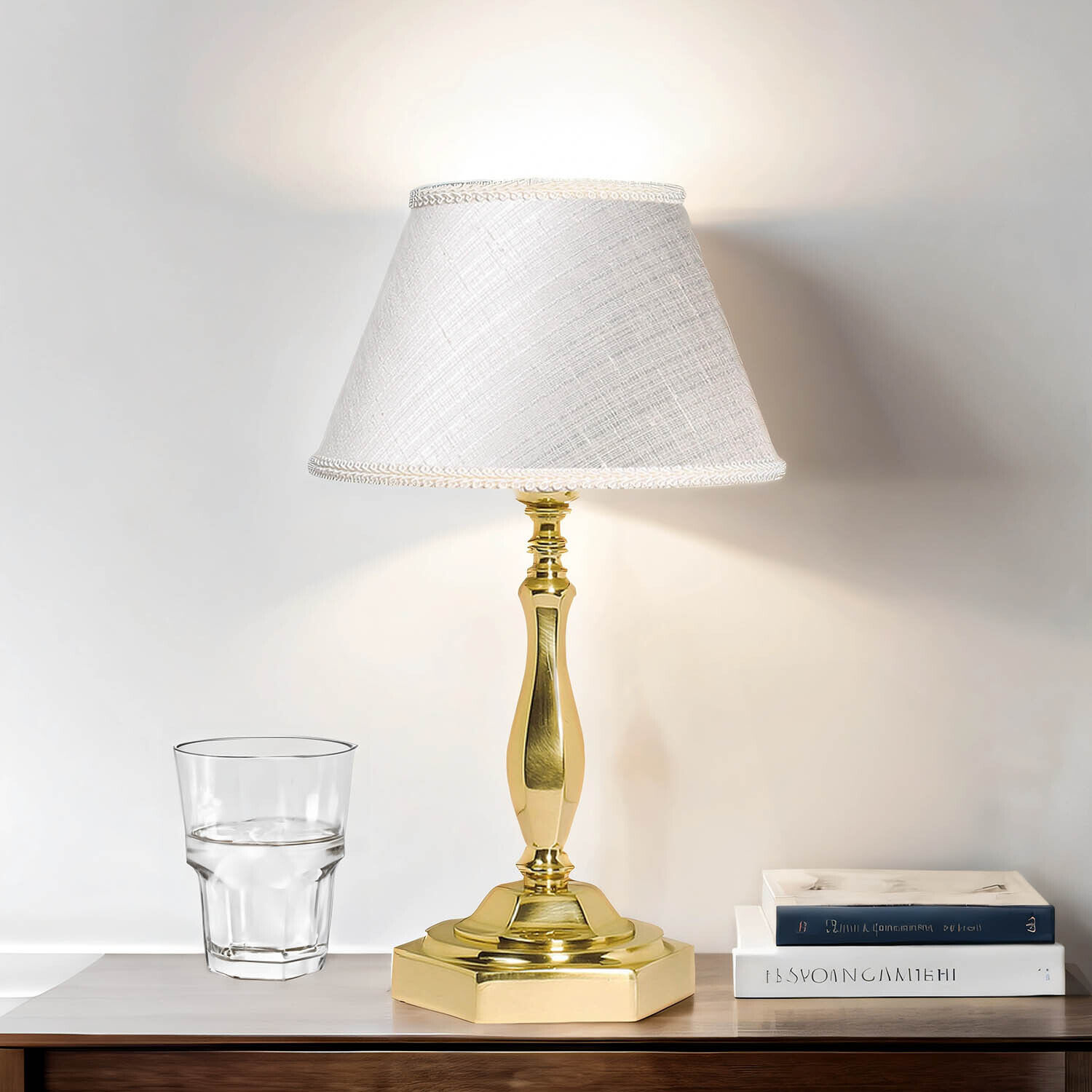 Lampe de table classique Lampe de chevet E14 Abat Lampe, Tischlampe