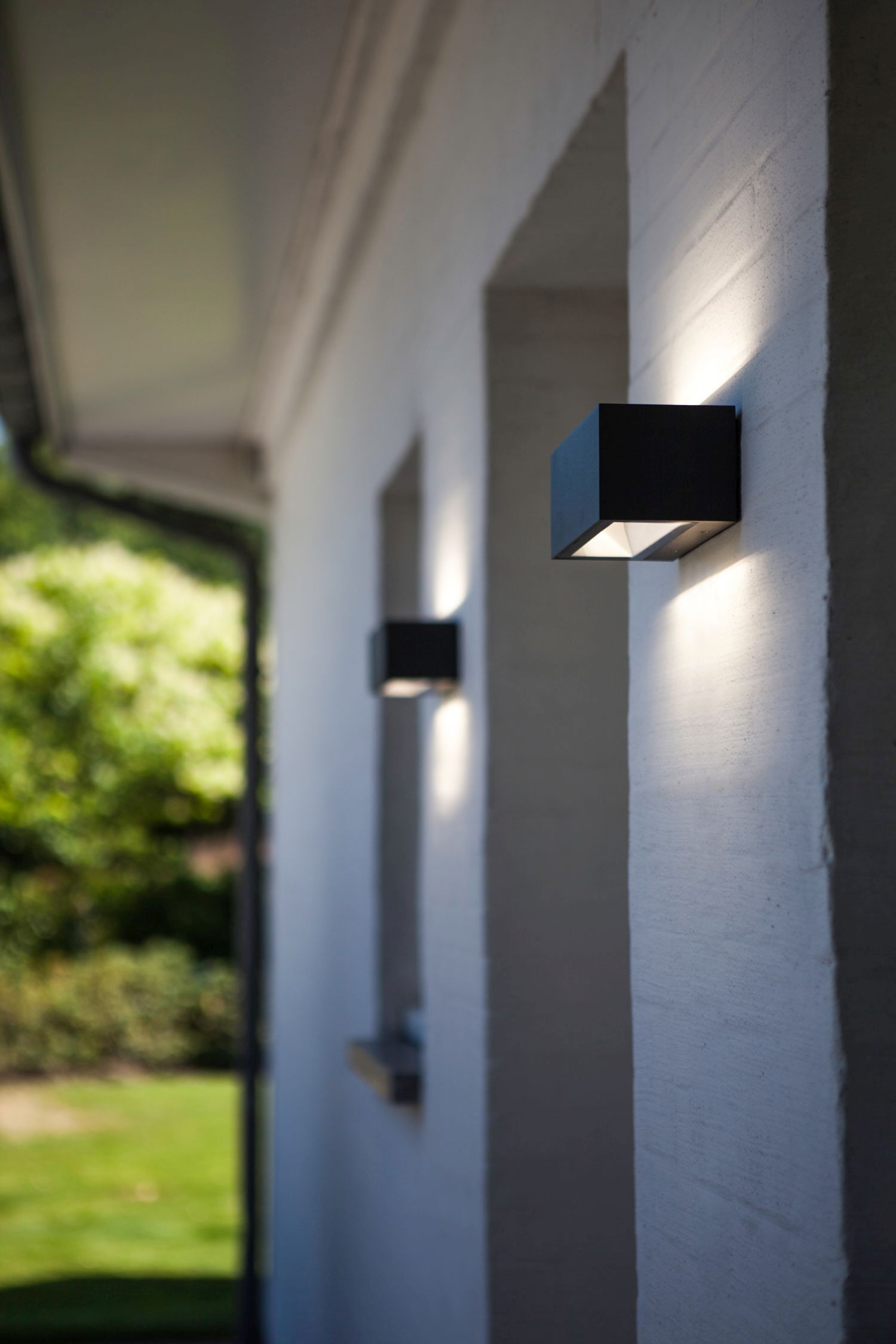 Applique LED d'extérieur anthracite 4000 K IP54 Up Down