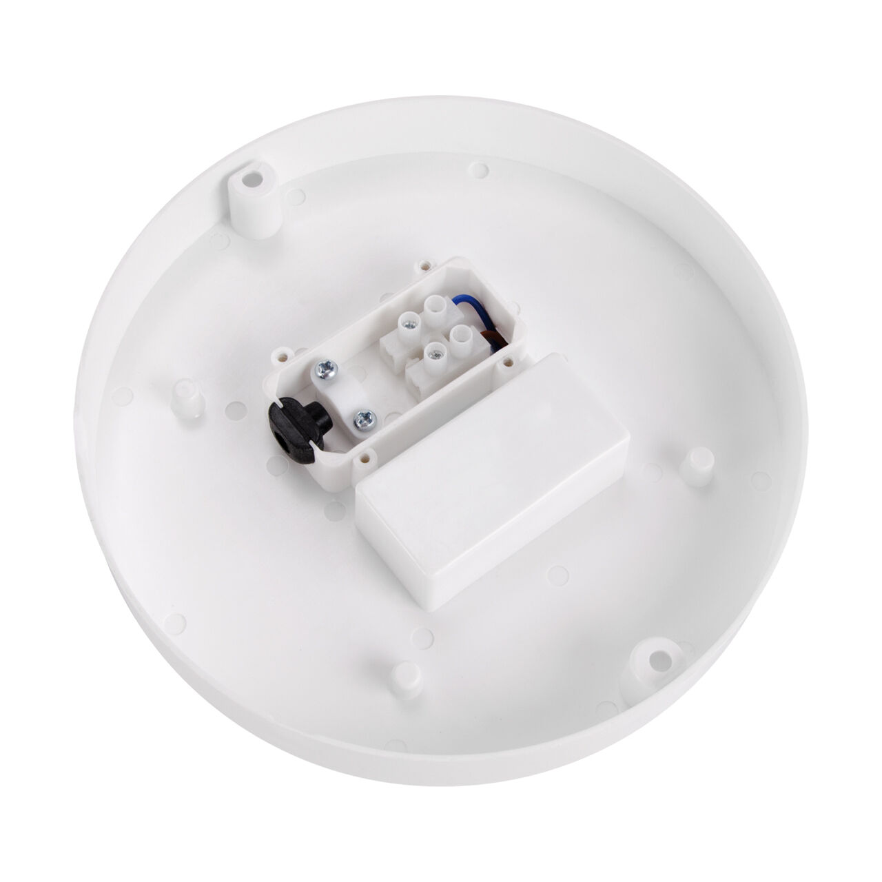 Lampe de plafonnier LED ronde petite D : 16 cm IP65 blanc extérieur milieu humide