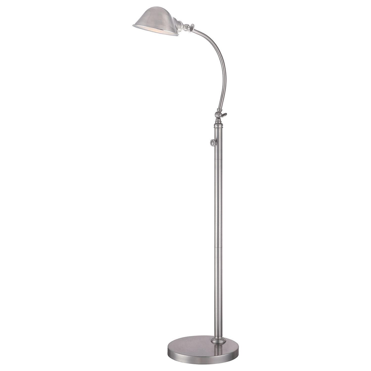 Lampadaire LED à intensité variable 125 cm petit réglable en métal