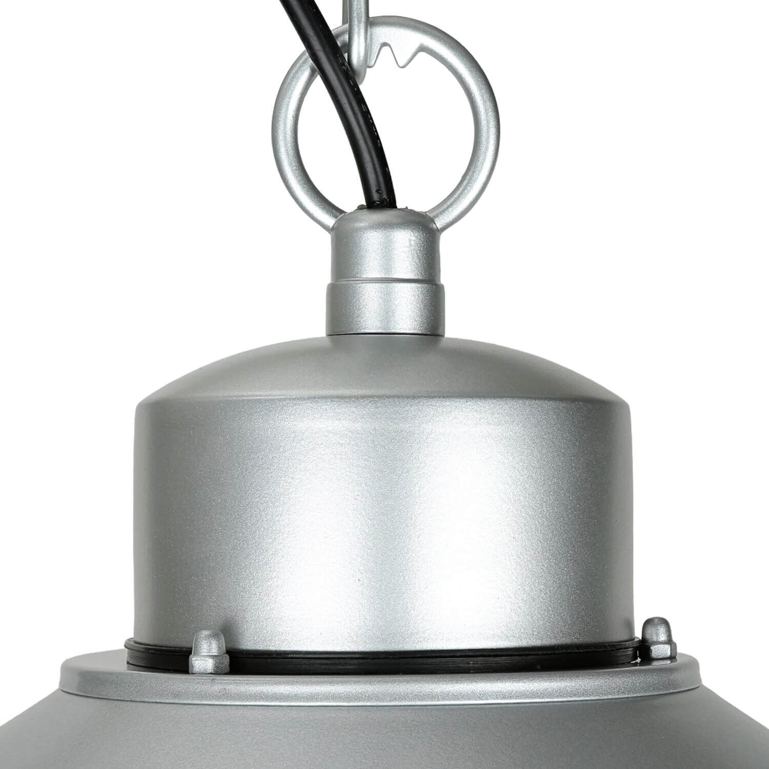 Lampe d'extérieur en acier inoxydable E27 IP44 en argent Maritim Beleuchtung, Lampe