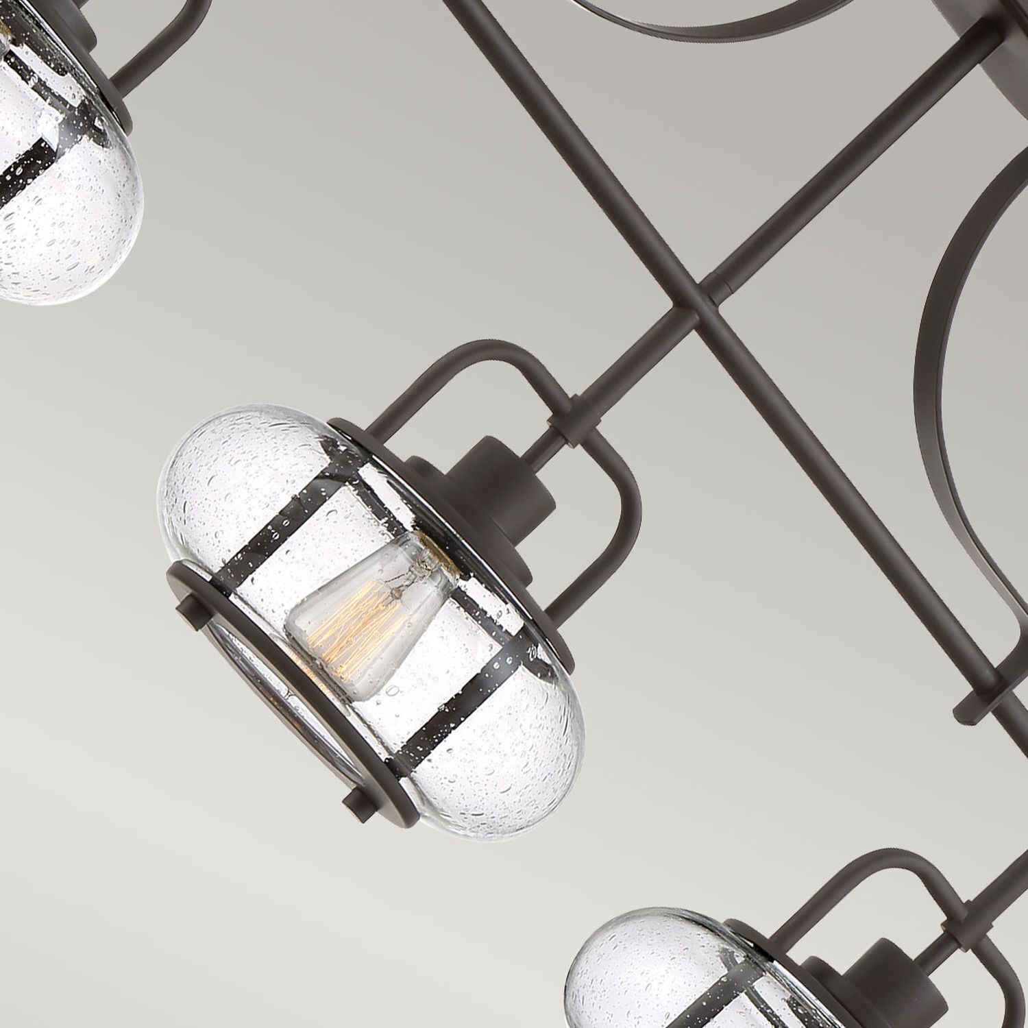 Lampe à suspendre Vintage L : 96,5 cm réglable en hauteur en bronze