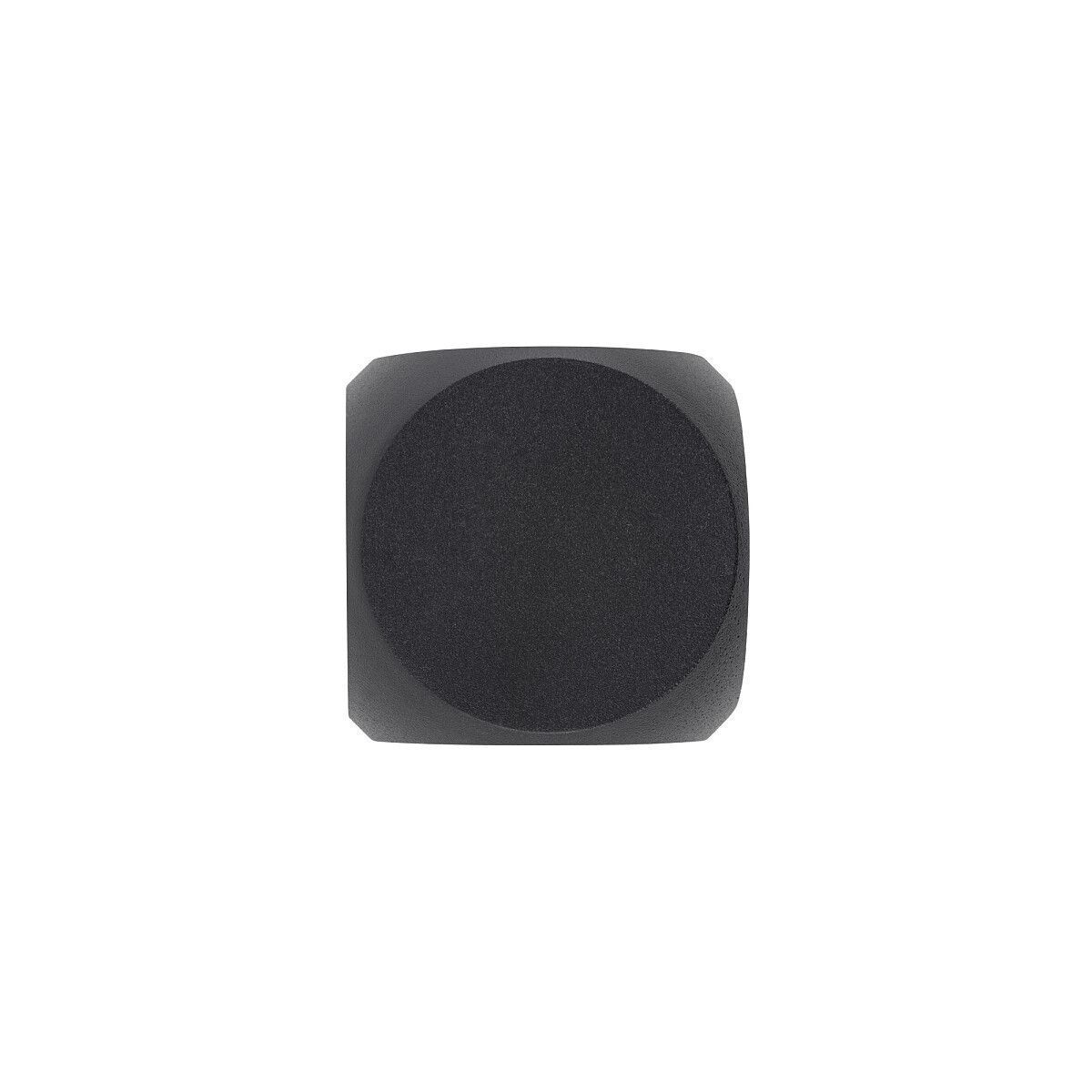 LED Wandleuchte IP54 Schwarz 4-flmg Lampe ALESSIO Lautsprecher, Kugelguss, Schwarz, Klein, Gehäuse