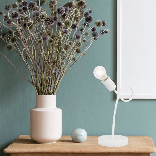 Lampe de table en métal Éclairage blanc Moderne H:32cm
