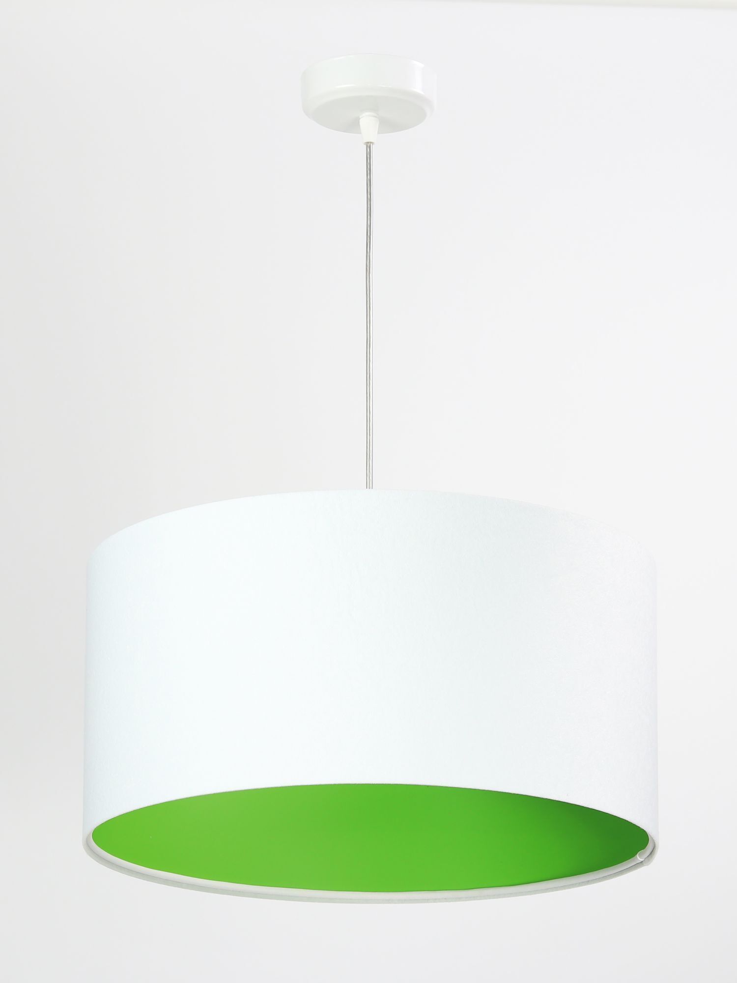 Suspension Blanc Vert Rétro ronde Lampe de table à manger
