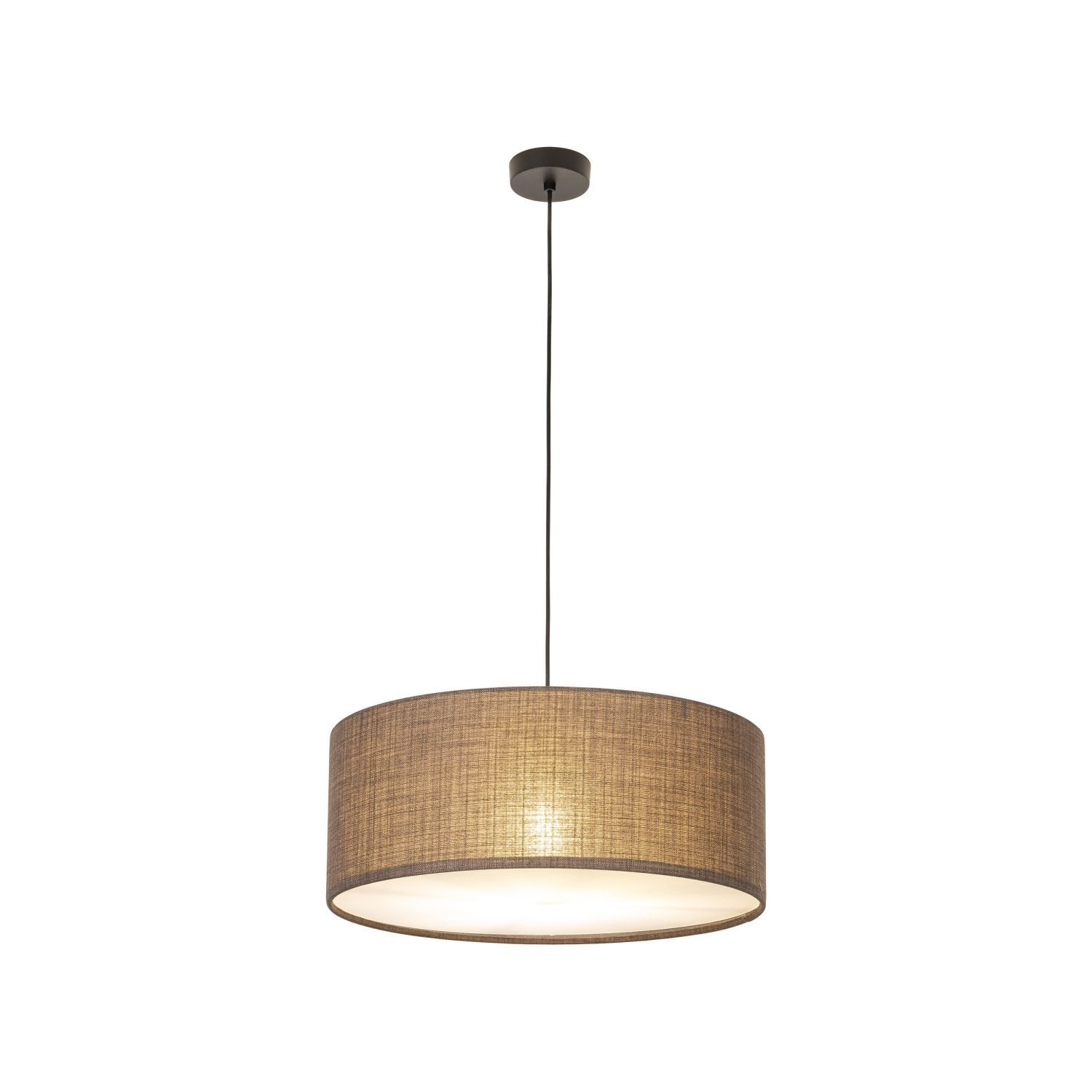 Suspension ronde Ø 50 cm Jute H : max. 110 cm 3x E27