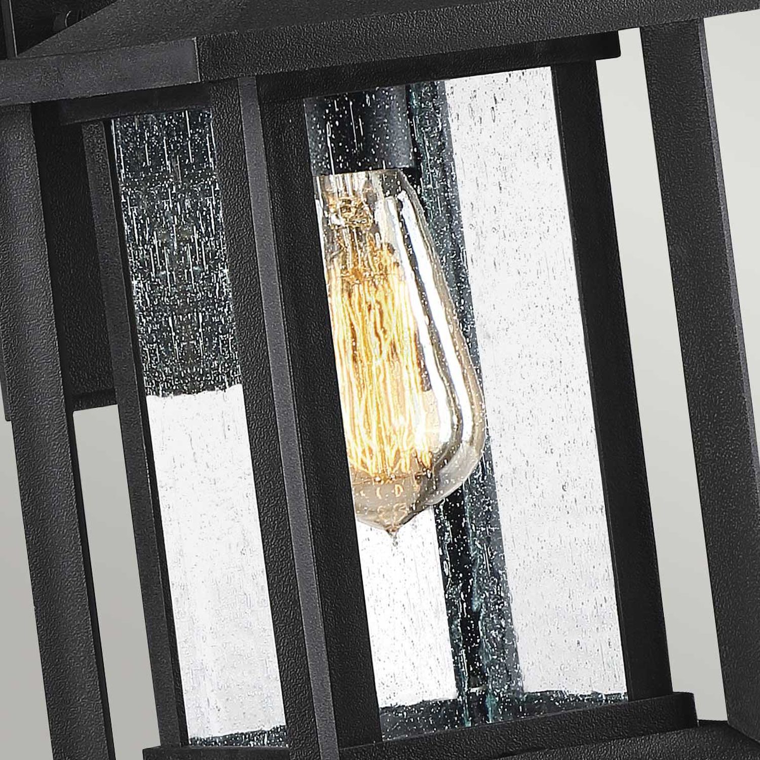 Lampe d'extérieur murale E27 IP44 28 cm de haut noir vintage