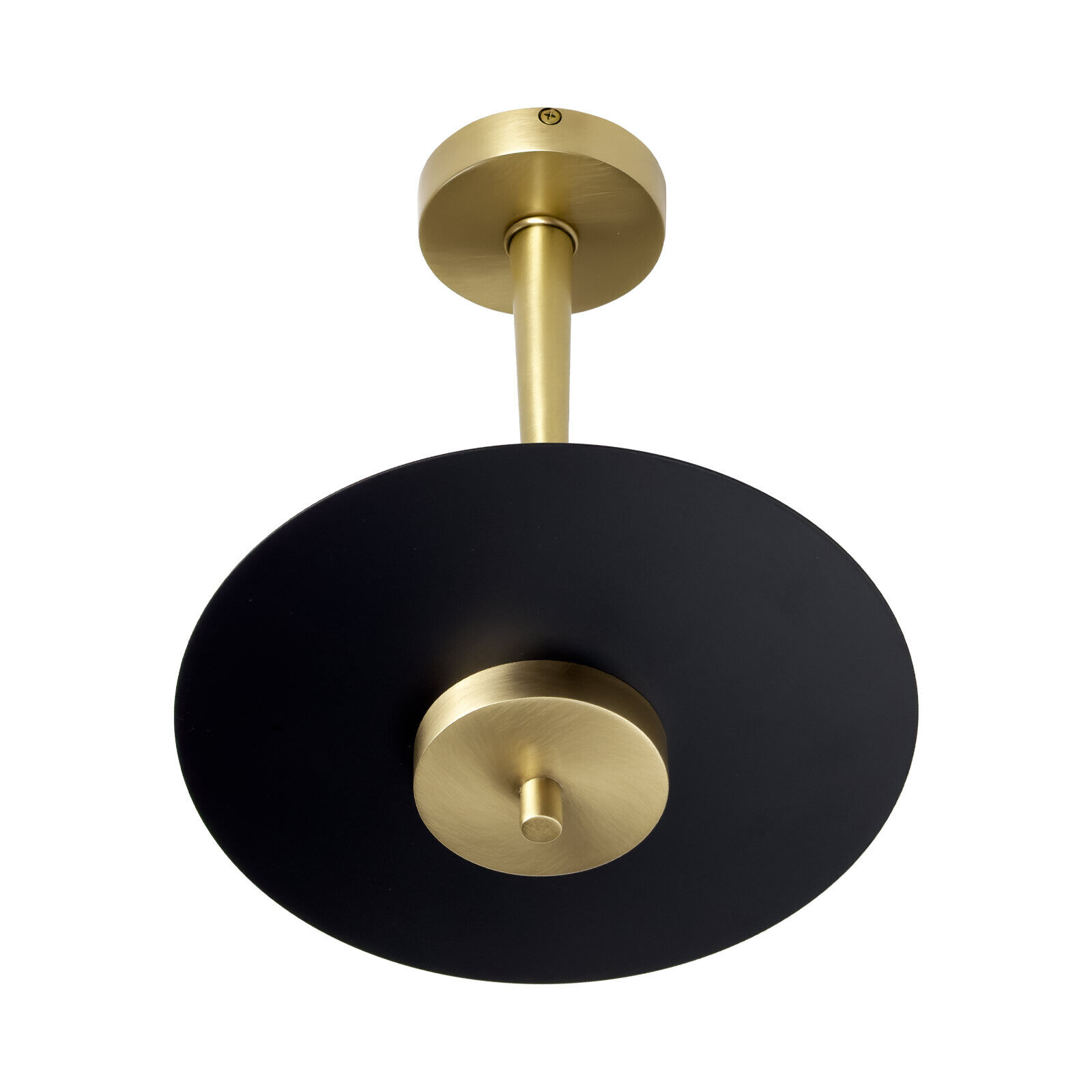 Plafonnier LED 2700 K 1150 lm D : 23 cm rond laiton fer Bronze, Gerät, Deckenventilator, Elektrisches Gerät