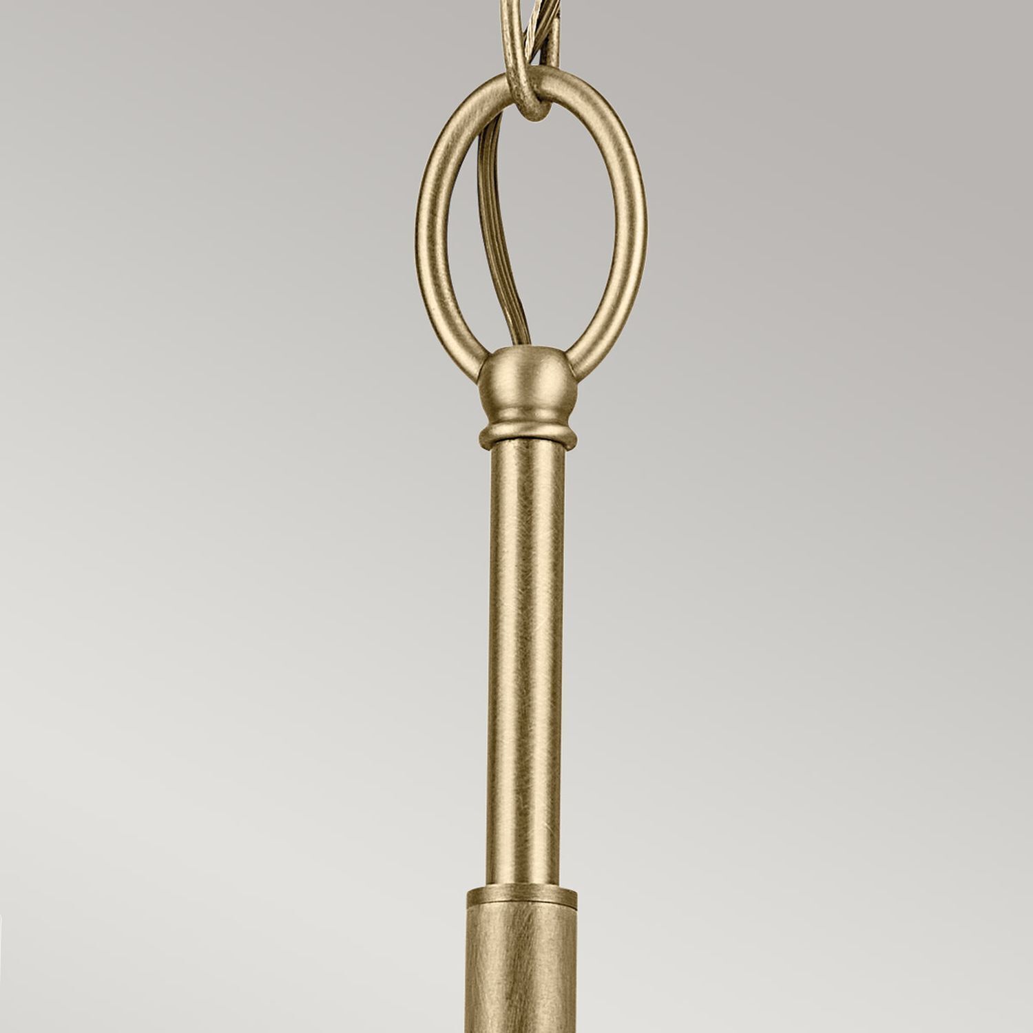 Lustre métal verre 45,8 cm de large H : max. 140,3 cm