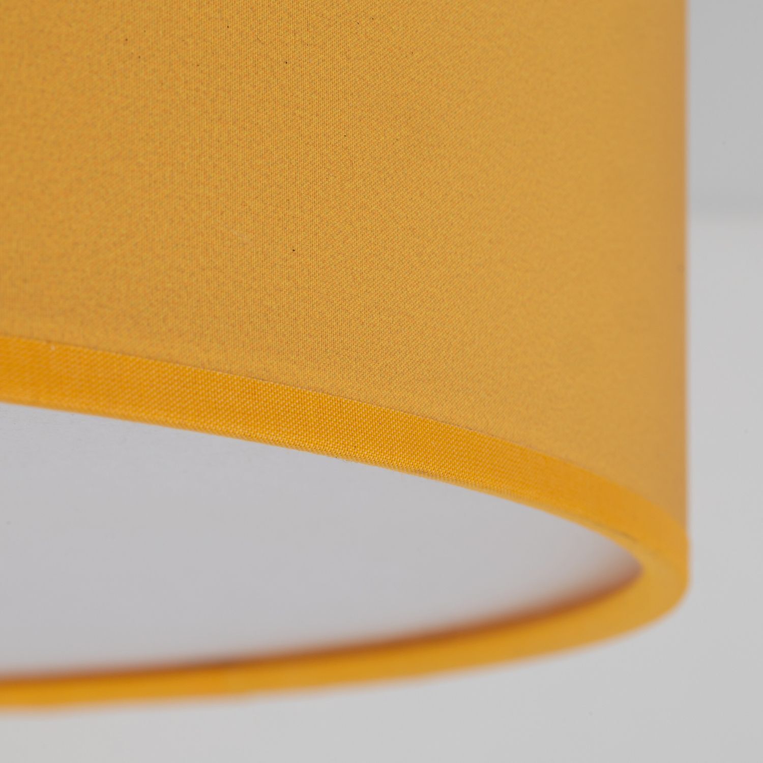 Lampe de plafond chambre d'enfant jaune ronde Ø 38 cm tissu 4x E27 Lampe, Lampenschirm