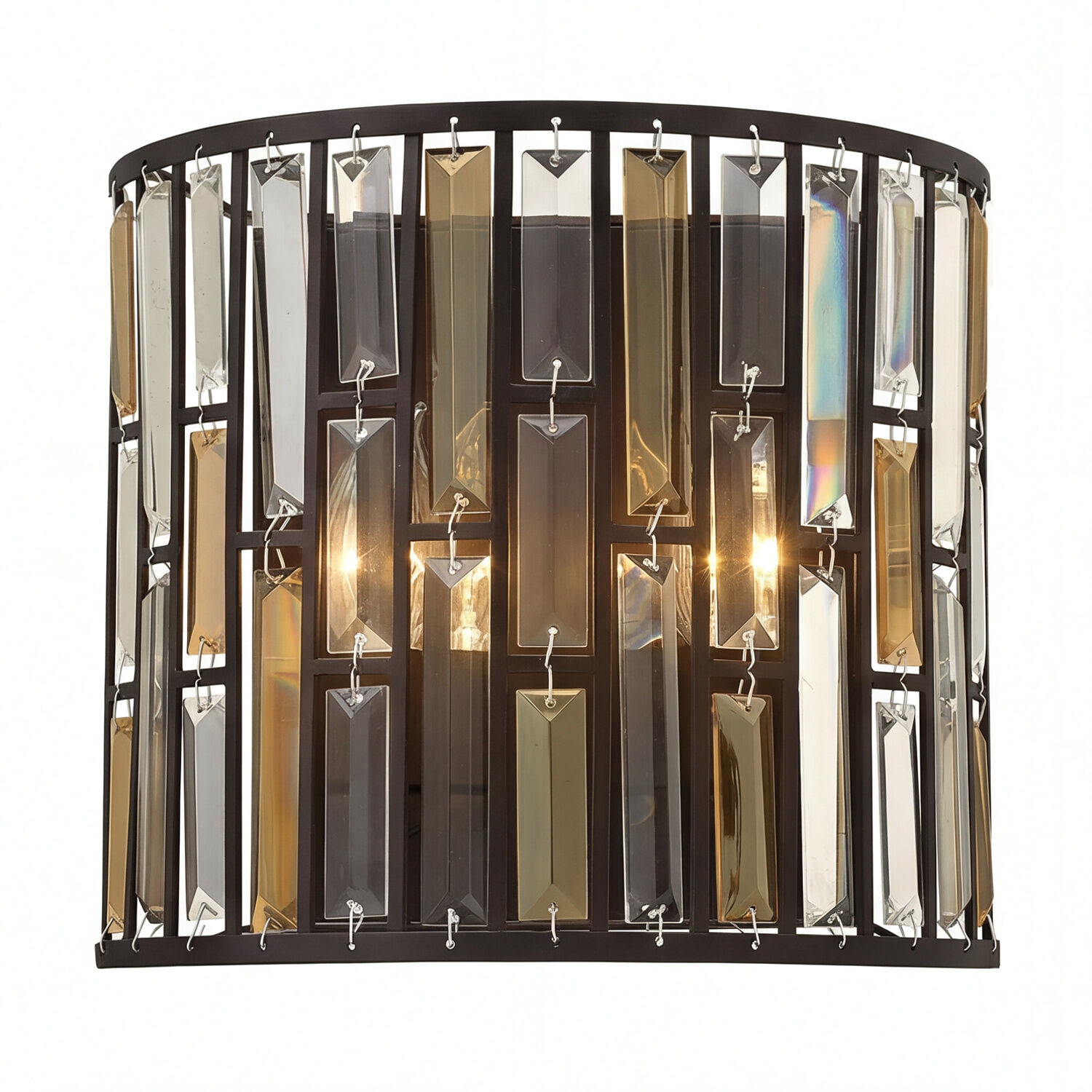 Lampe murale PRISM L:31cm en bronze Lampe Art Nouveau