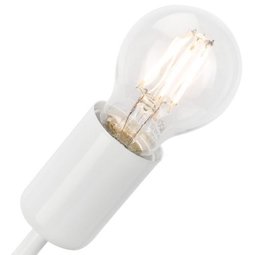 Lampe de table en métal Éclairage blanc Moderne H:32cm