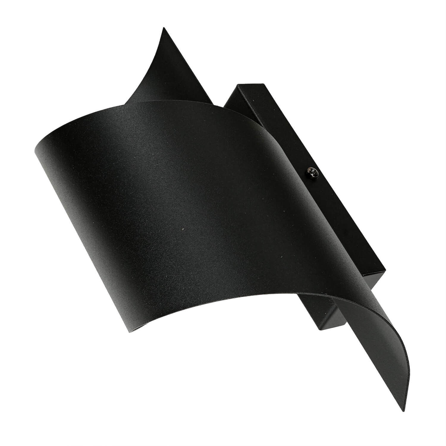 Applique murale stylée noire design métal up down