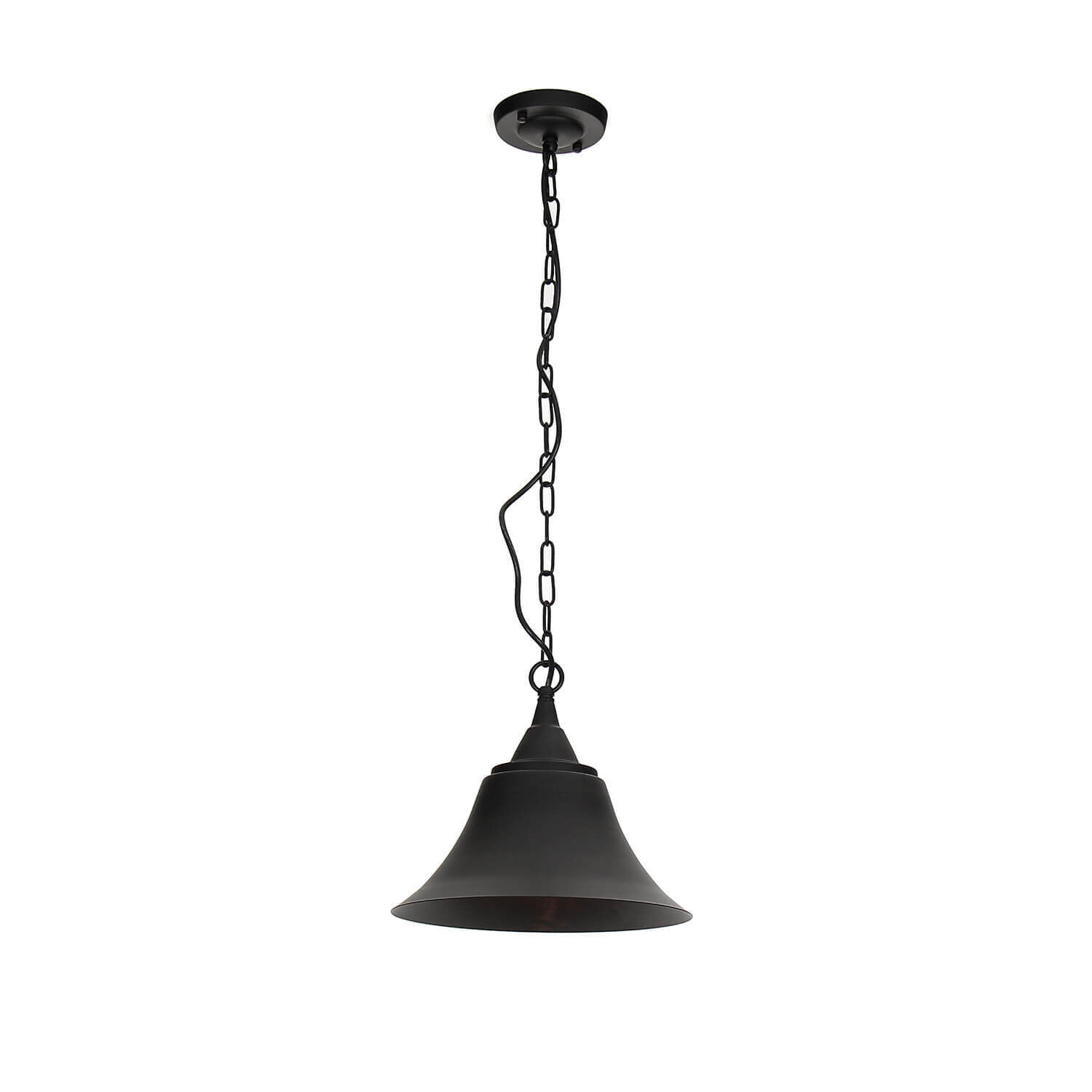 Lampe à suspendre Noir Vintage Ø 30 cm Métal E27