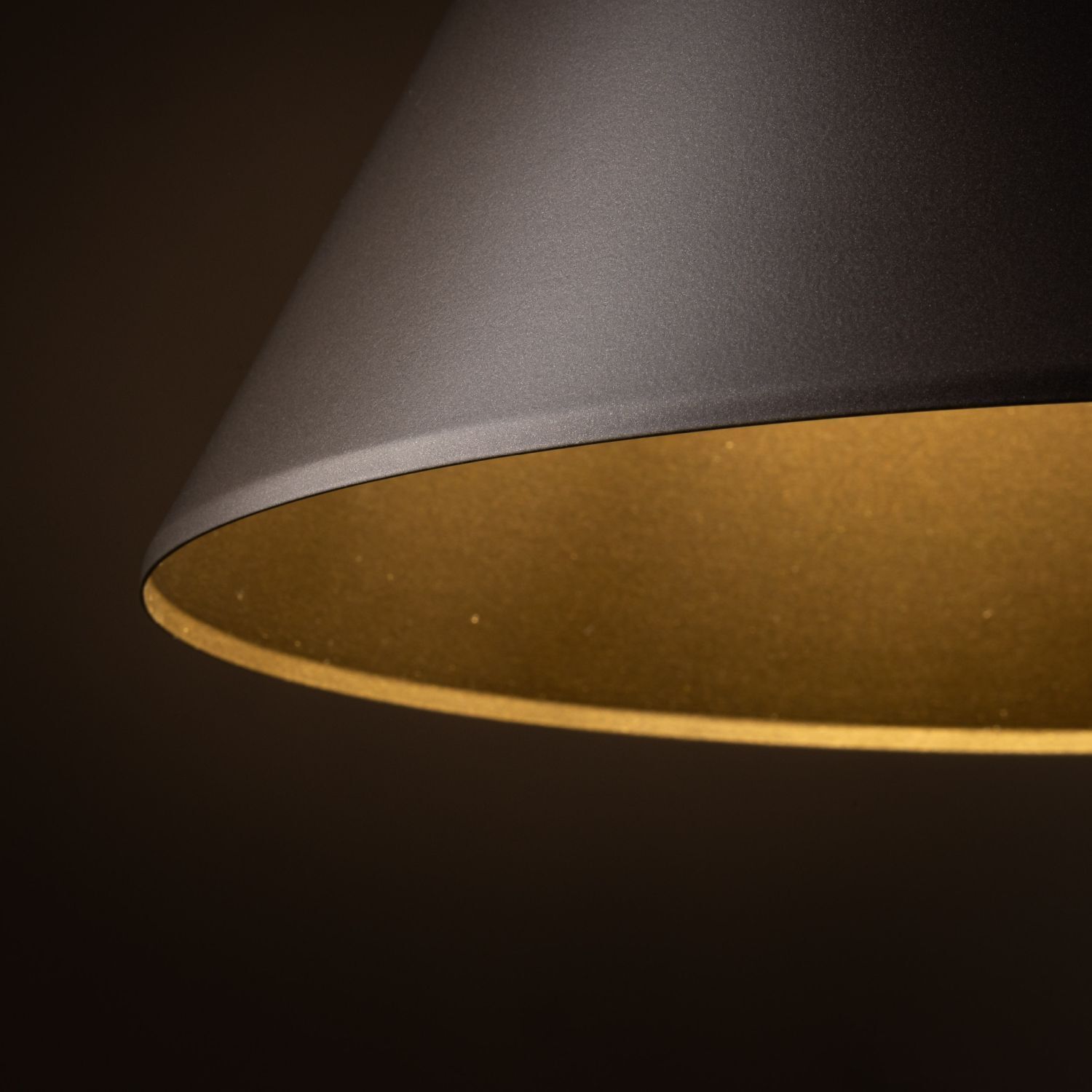 Hängeleuchte Metall Ø 32 cm Kegelschirm E27 Retro Design Lampe, Lampenschirm