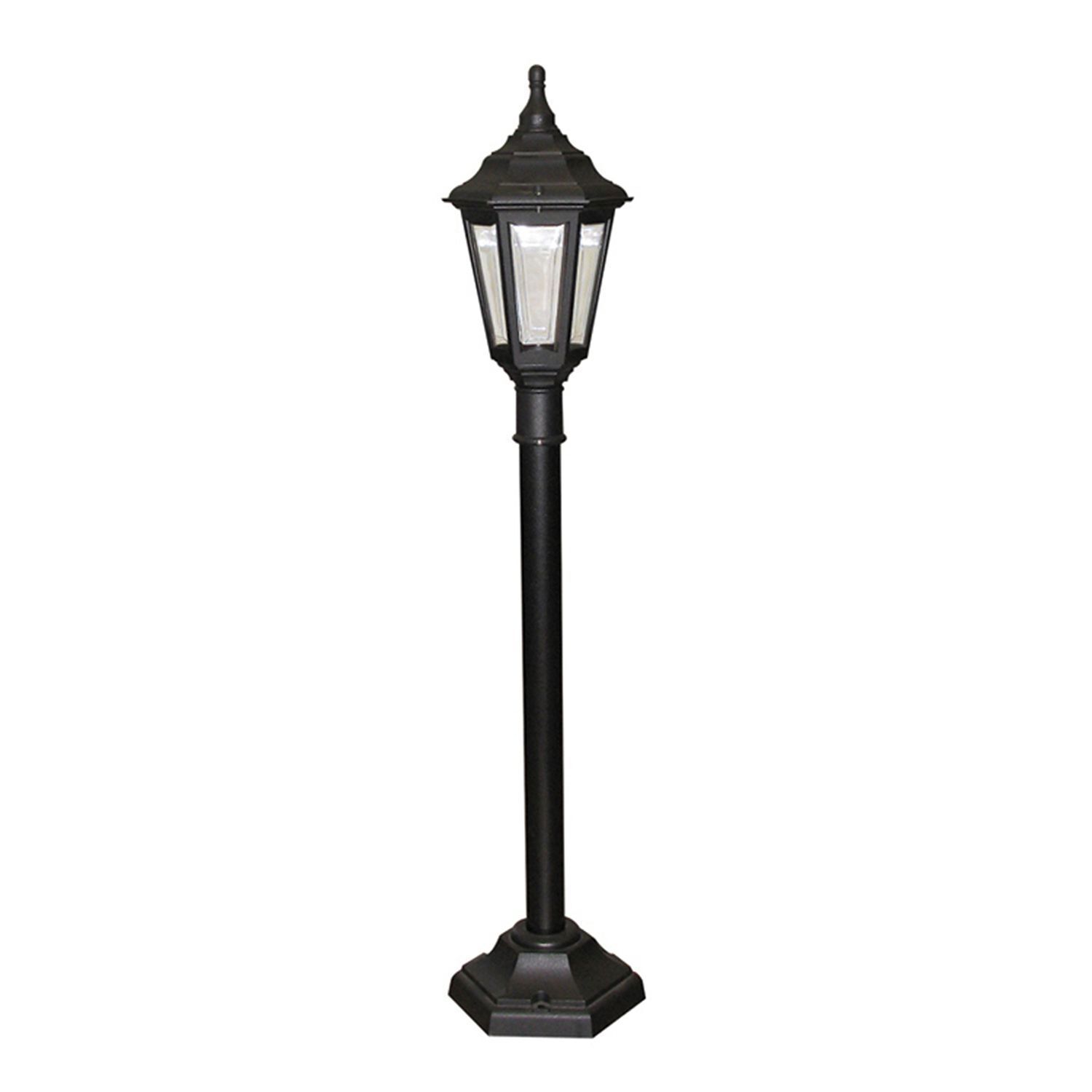 Lampe de jardin noir aluminium extérieur rustique