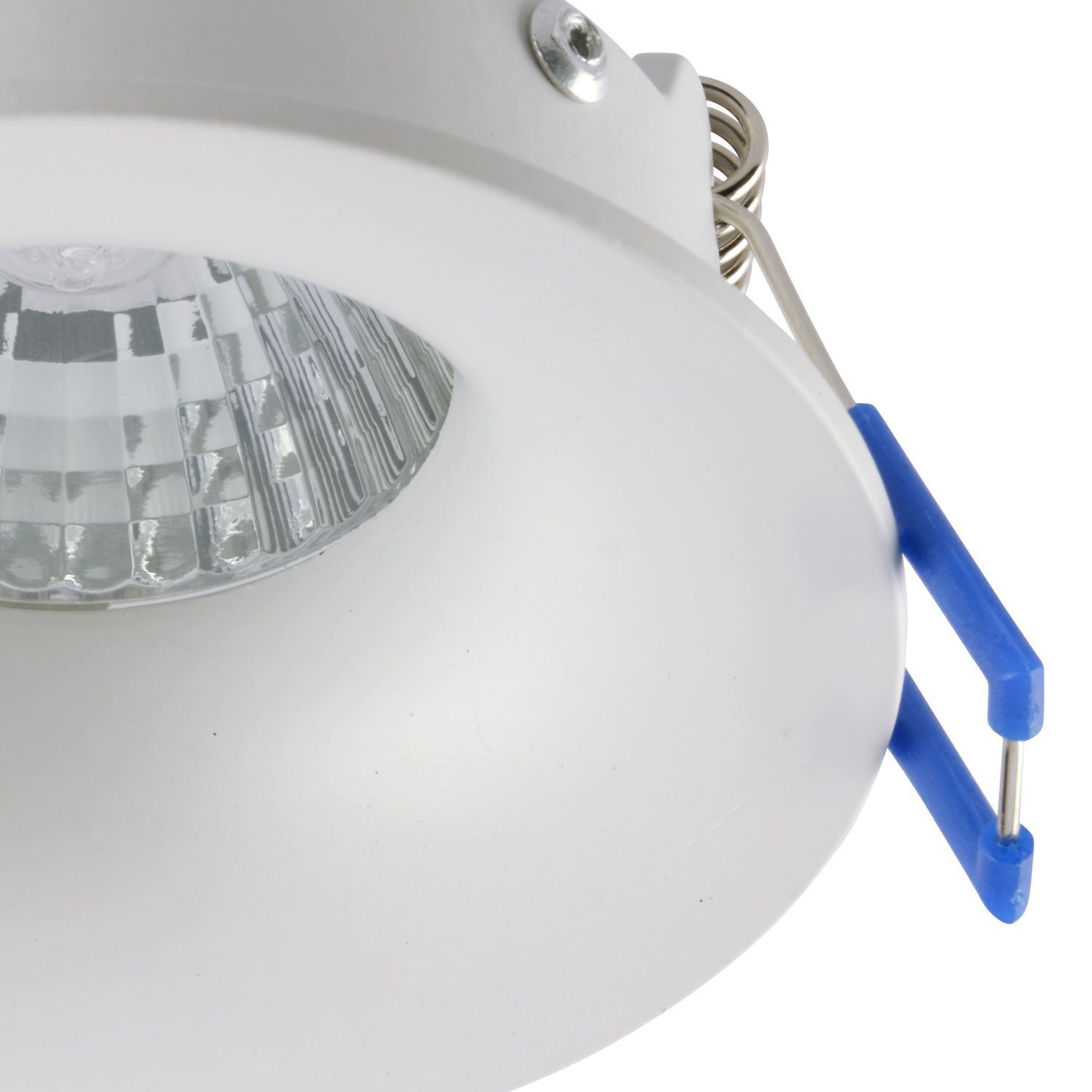 Luminaire encastré rond Ø 84 mm Blanc GU10 IP44 Salle de bain