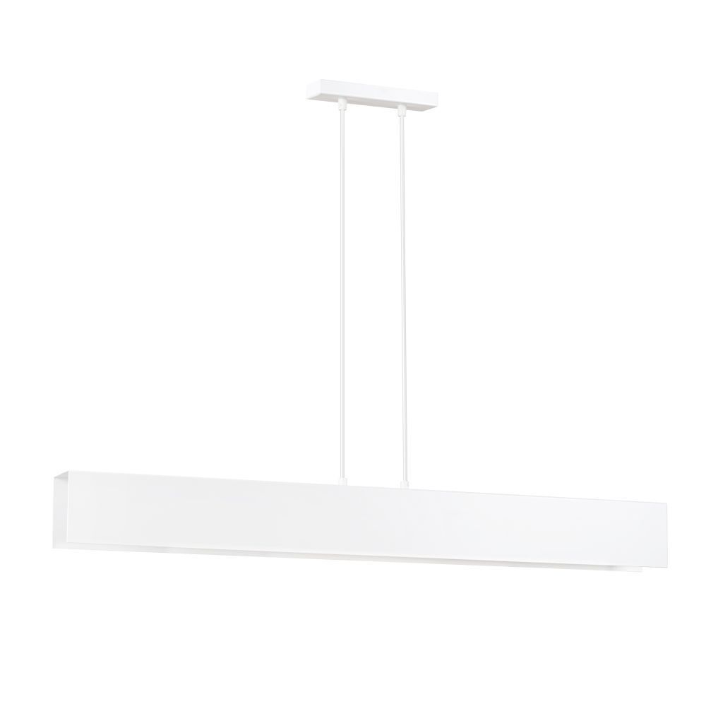 Suspension Métal Blanc Moderne ajustable 4x E27