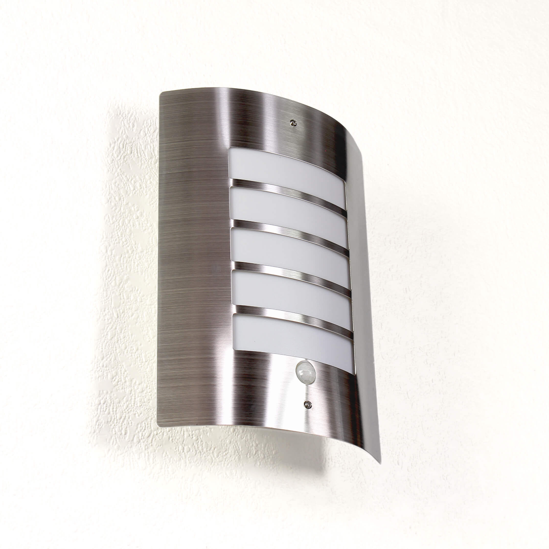 Applique murale détecteur de mouvement acier inoxydable IP44 résistant aux intempéries Applique murale détecteur de mouvement acier inoxydable IP44 résistant aux intempéries