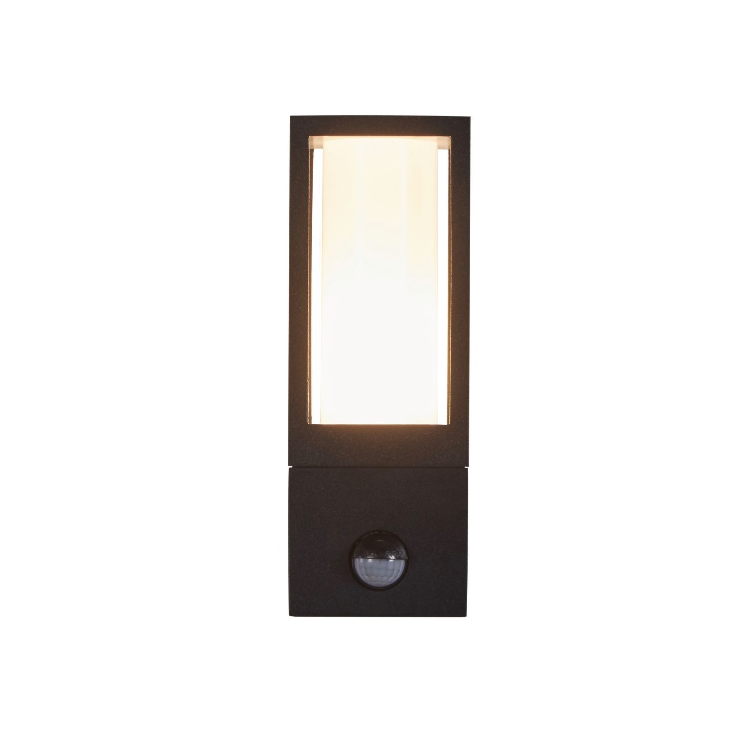 Lampe d'extérieur murale IP44 GU10 noir blanc Détecteur de mouvement