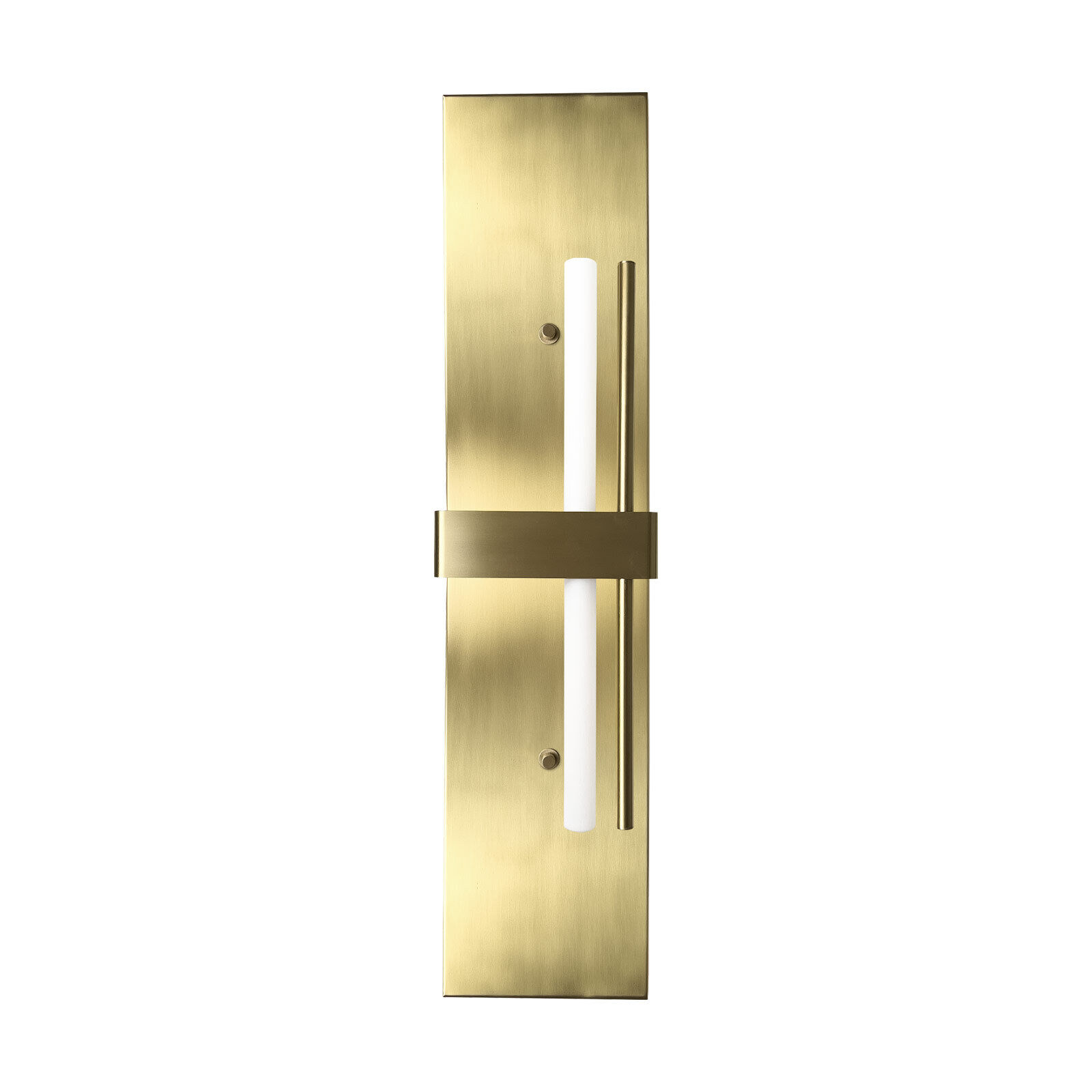 Applique laiton H : 80 cm grand massif en bronze clair pour S14d