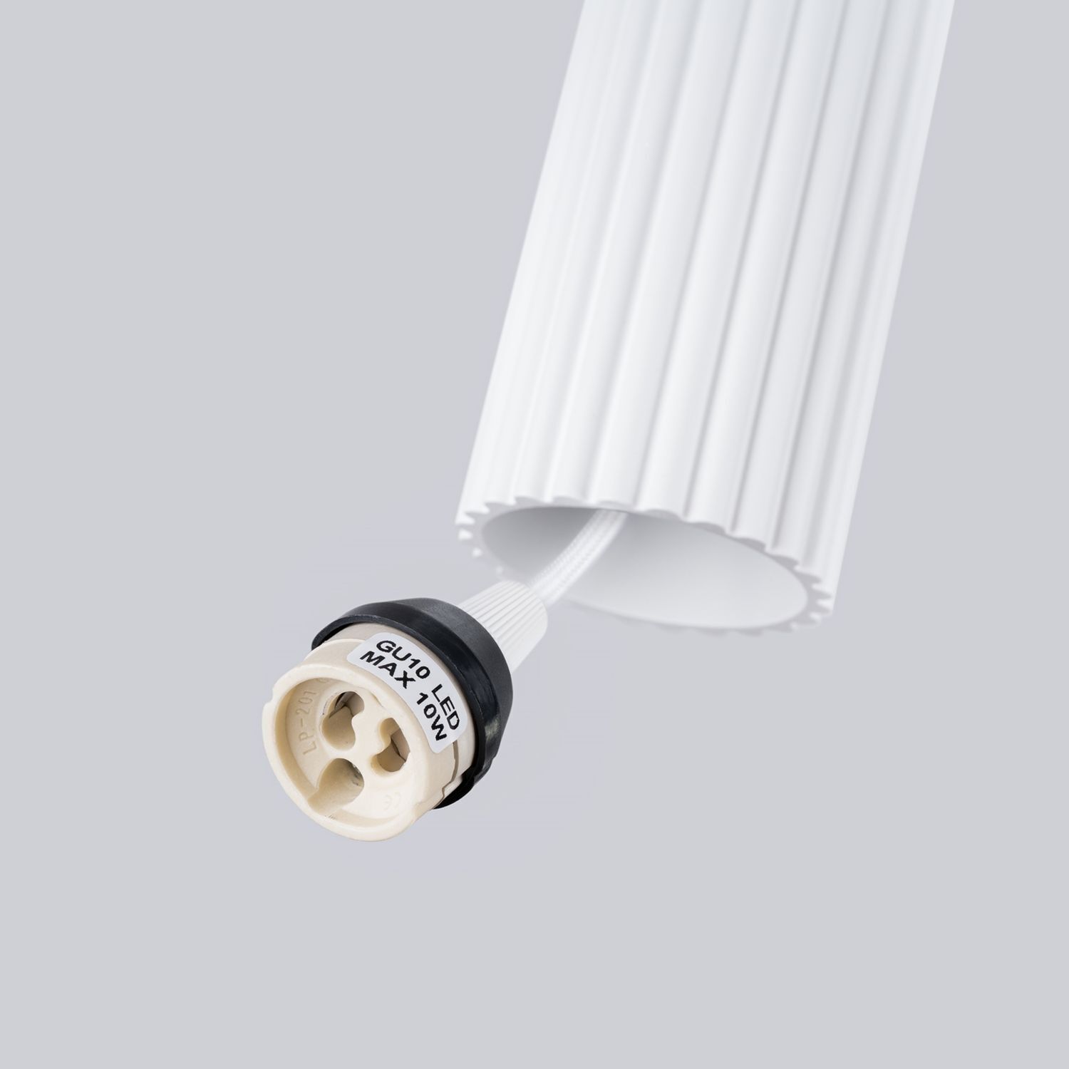 Lampe à suspendre 3 flammes GU10 L : 45 cm étroit Blanc Moderne