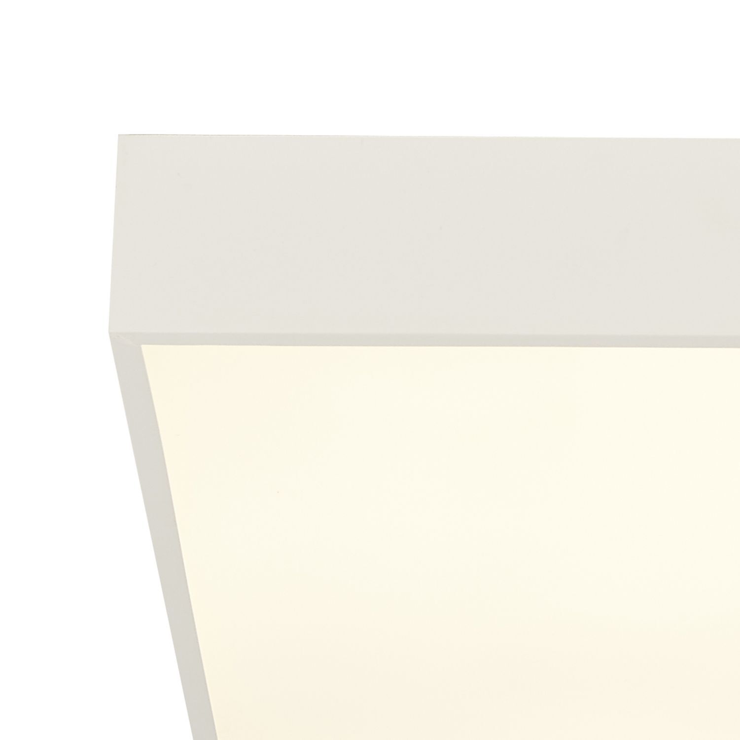 Lampe de plafonnier LED Aluminium 16 W 3000 K IP44 L:30 cm Blanc