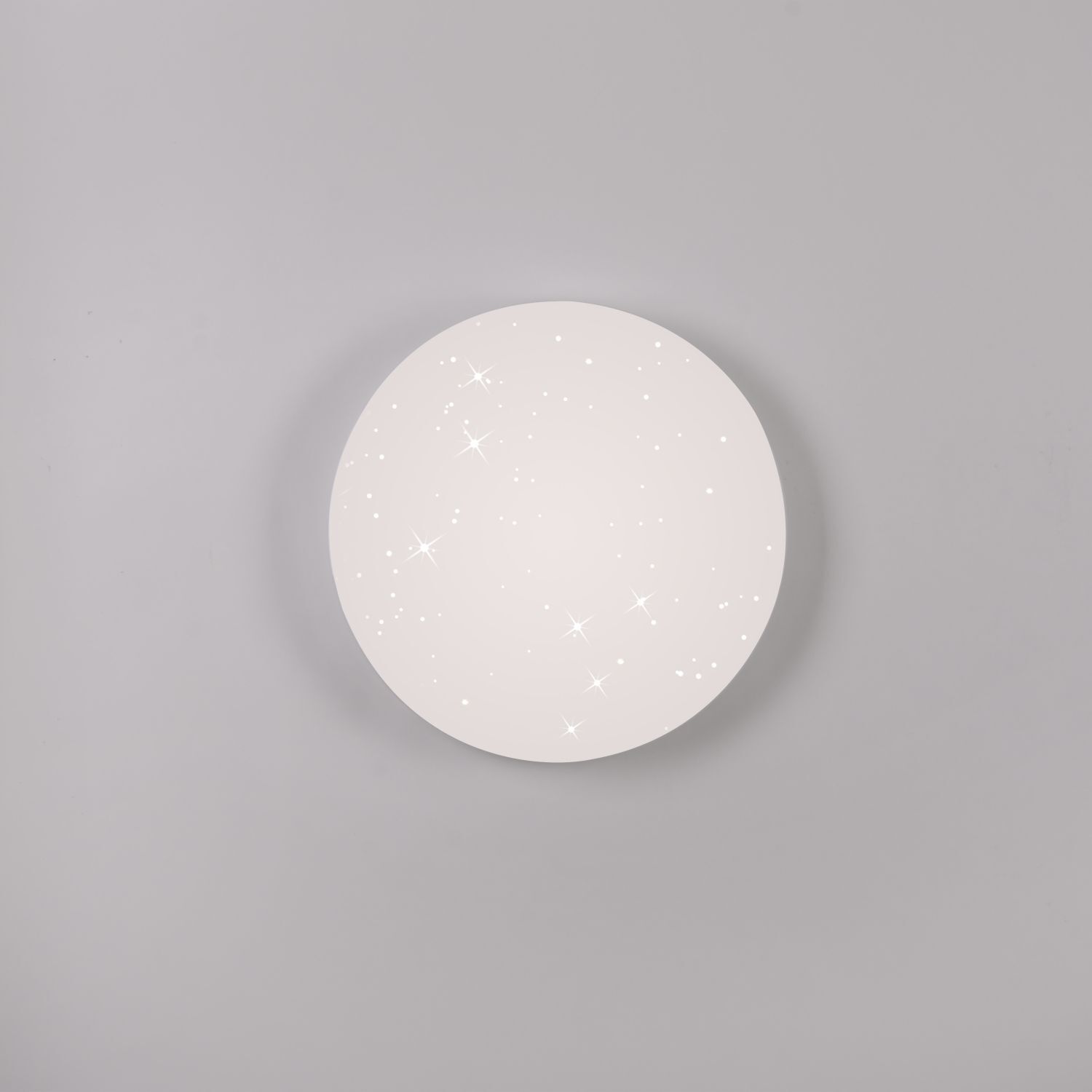 LED Deckenlampe Sternenhimmel Ø34 cm 3000 K warmweiß Deckenleuchte, Teller