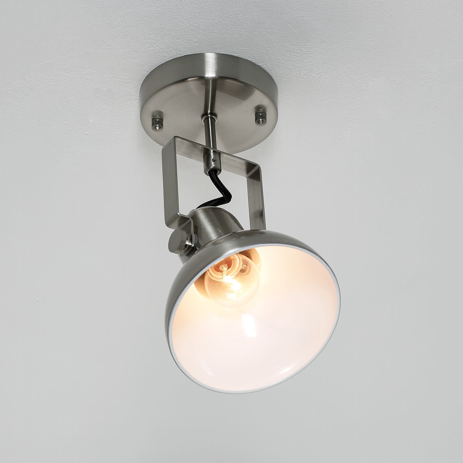 Spot pratique DALLAS rétro design métal E14 Leuchte, Deckenleuchte, Beleuchtung