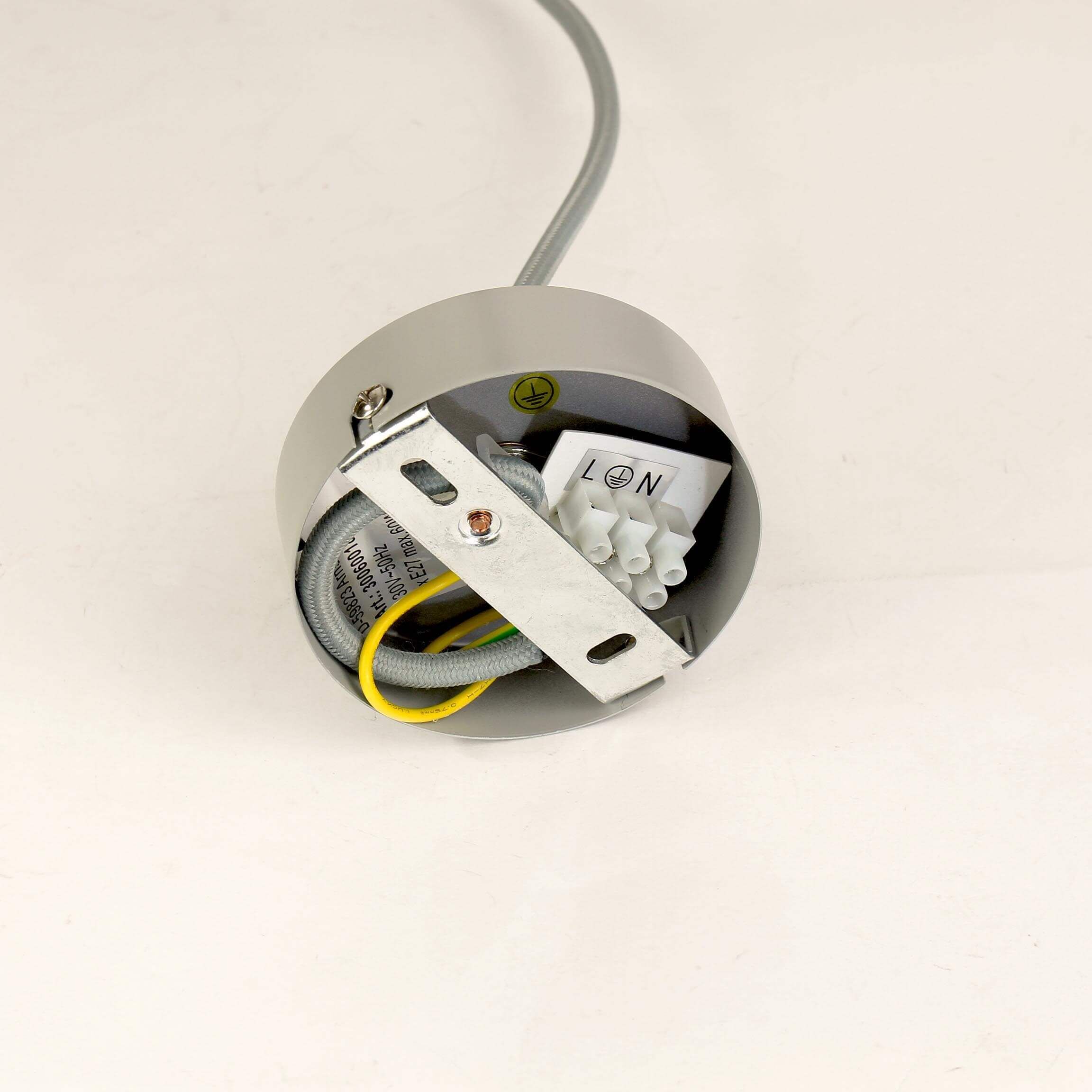 Lampe à suspendre métal gris E27 Ø 21 cm Industrial Lampe à suspendre métal gris E27 Ø 21 cm Industrial