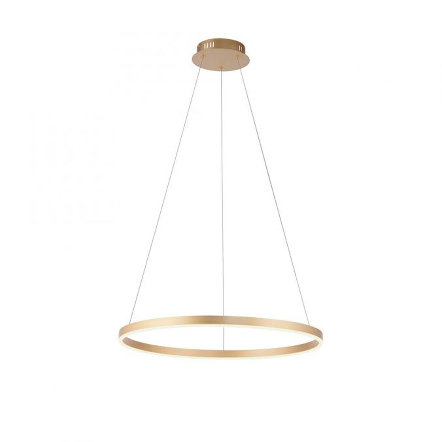 Suspension LED à intensité variable Ø58,5 cm 3000 K en laiton