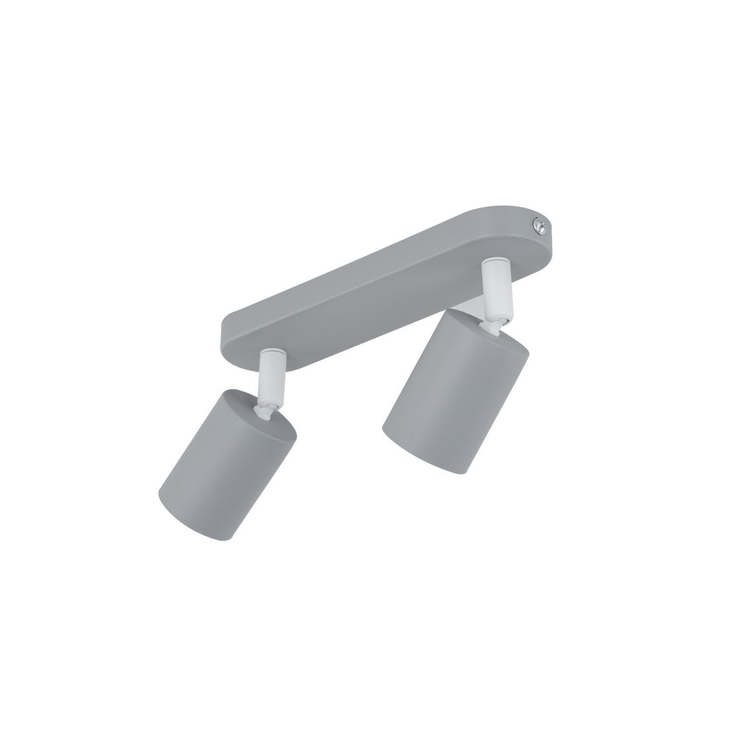 Deckenstrahler Kinder Grau L: 35 cm schwenkbar Metall 2x GU10 Sinken, Waschbeckenhahn