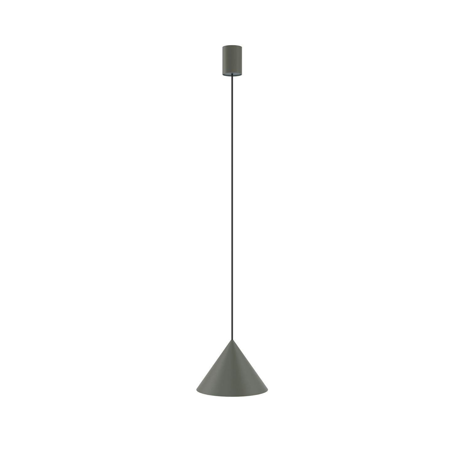 Suspension Gris GU10 Ø 20,5 cm Métal Rétro orientable