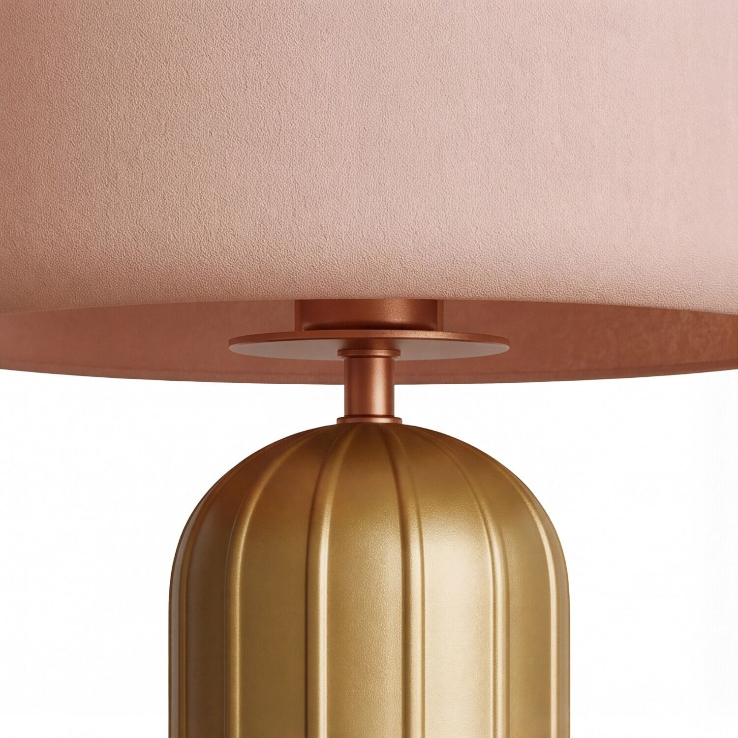 le141810-stehlampe-terrasse-wohnzimmer-schlafzimmer-flur-aussen-innen-metall-stoff-modern-gold-rosa-05 lampschirme, Tischlampe, gold, metallisch, keramik