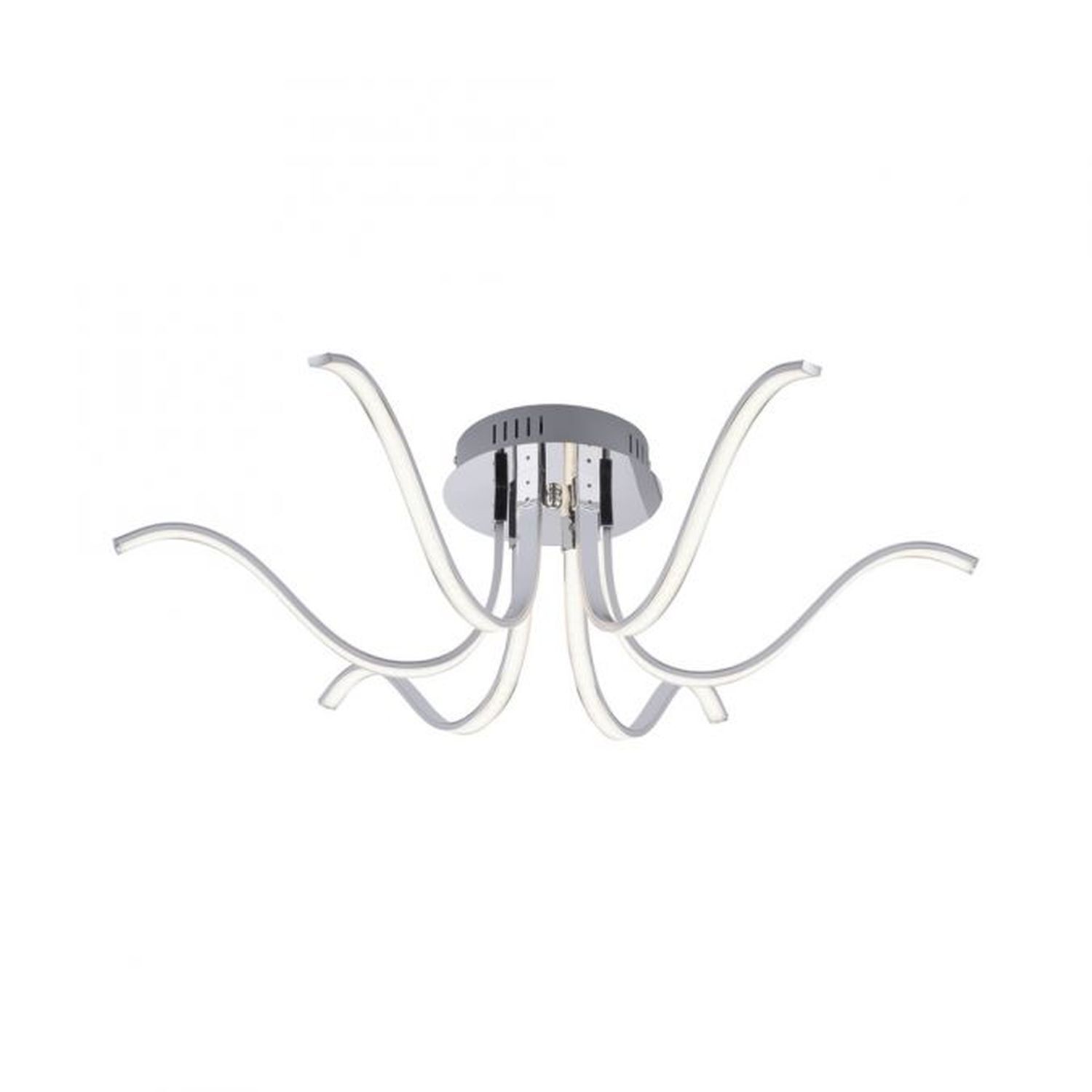 LED Deckenleuchte Metall in Chrom 3000 K 4 W L:67 cm Deckenleuchte, Kronleuchter, Lampe