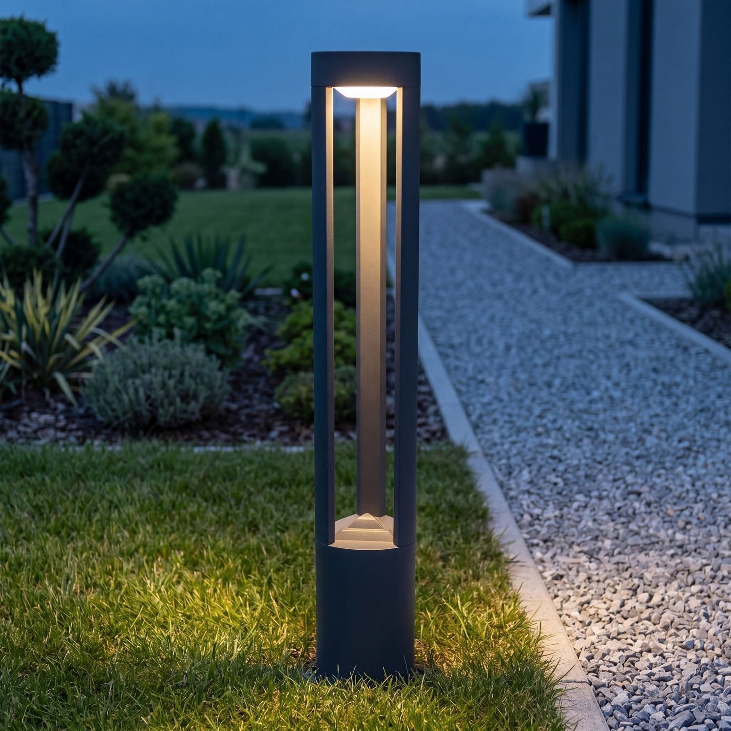 aussen-stehleuchte-wegeleuchte-alsen-1-flammig-anthrazit-modern-80cm-1 Standleuchte, Außenlampe, Gartenleuchte, LED-Licht, Metalllampe