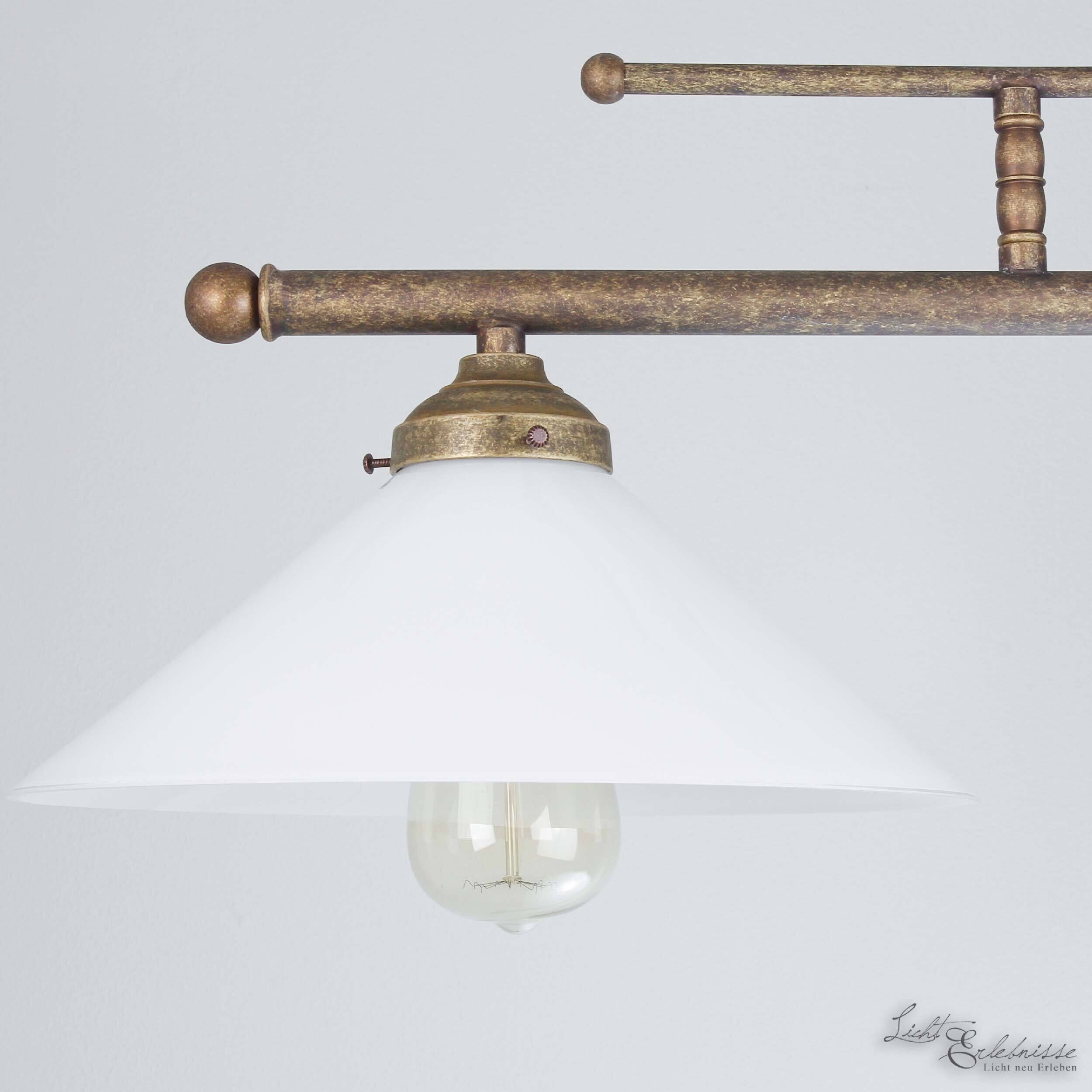 Lampe à suspendre Bronze antique 2flmg Rustique Premium