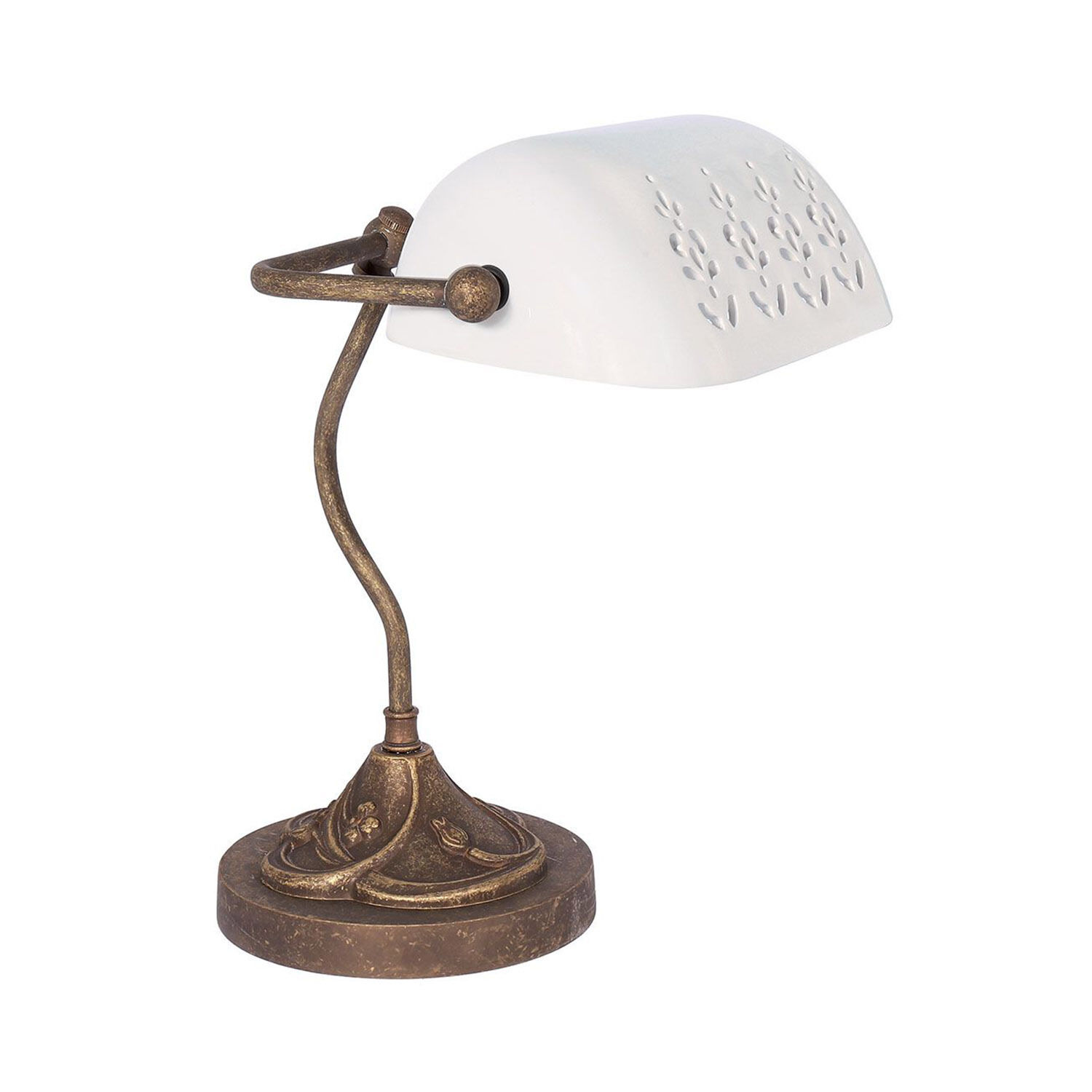 bankerleuchte-schreibtischlampe-ministero-1-flammig-bronze-antik-matt-weiss-jugendstil-1 Tischlampe, Messinglampe