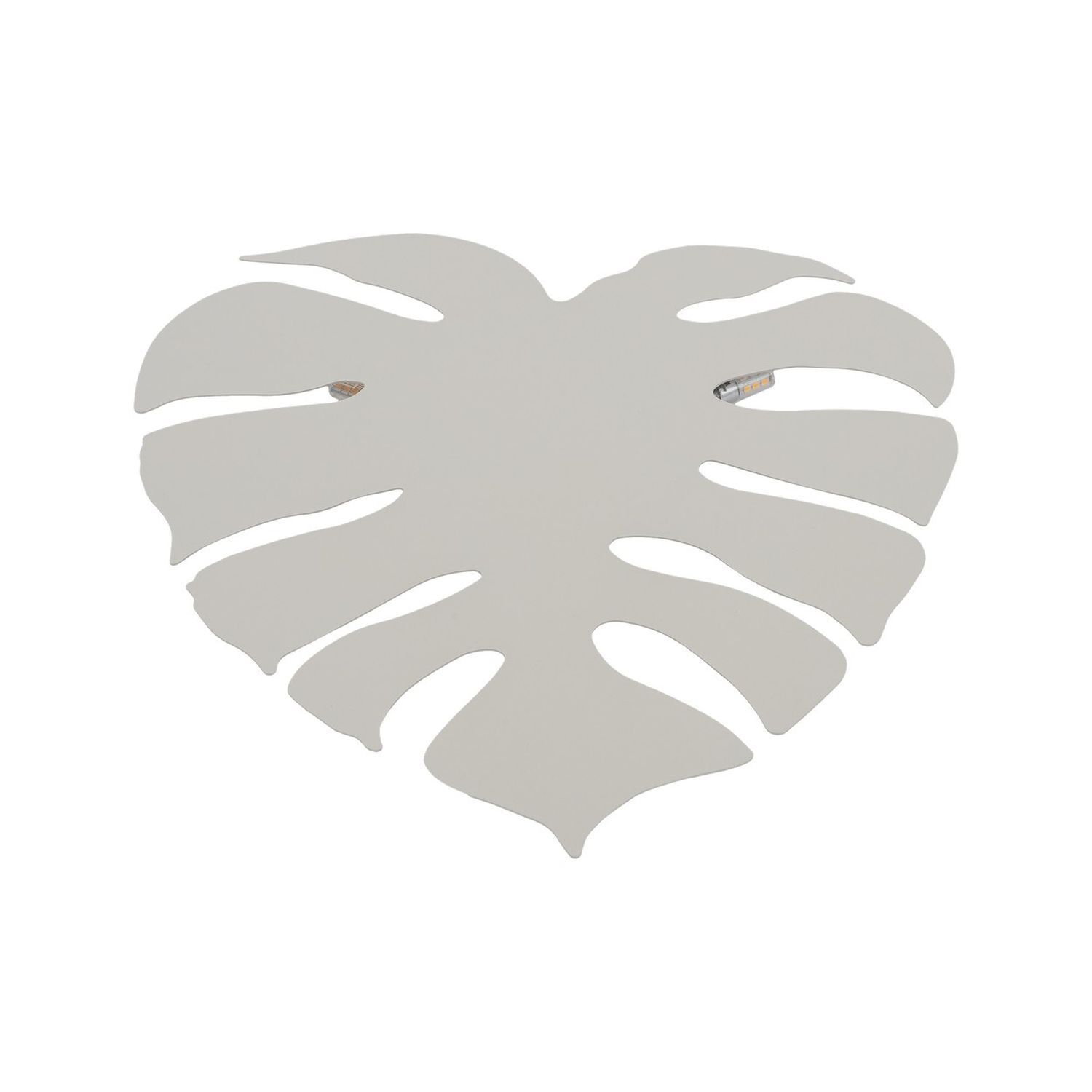 Applique Métal Beige H : 40c m Monstera feuille 3x G9 Blatt, Schablone, Dekoration für Zuhause, Logo, Hai