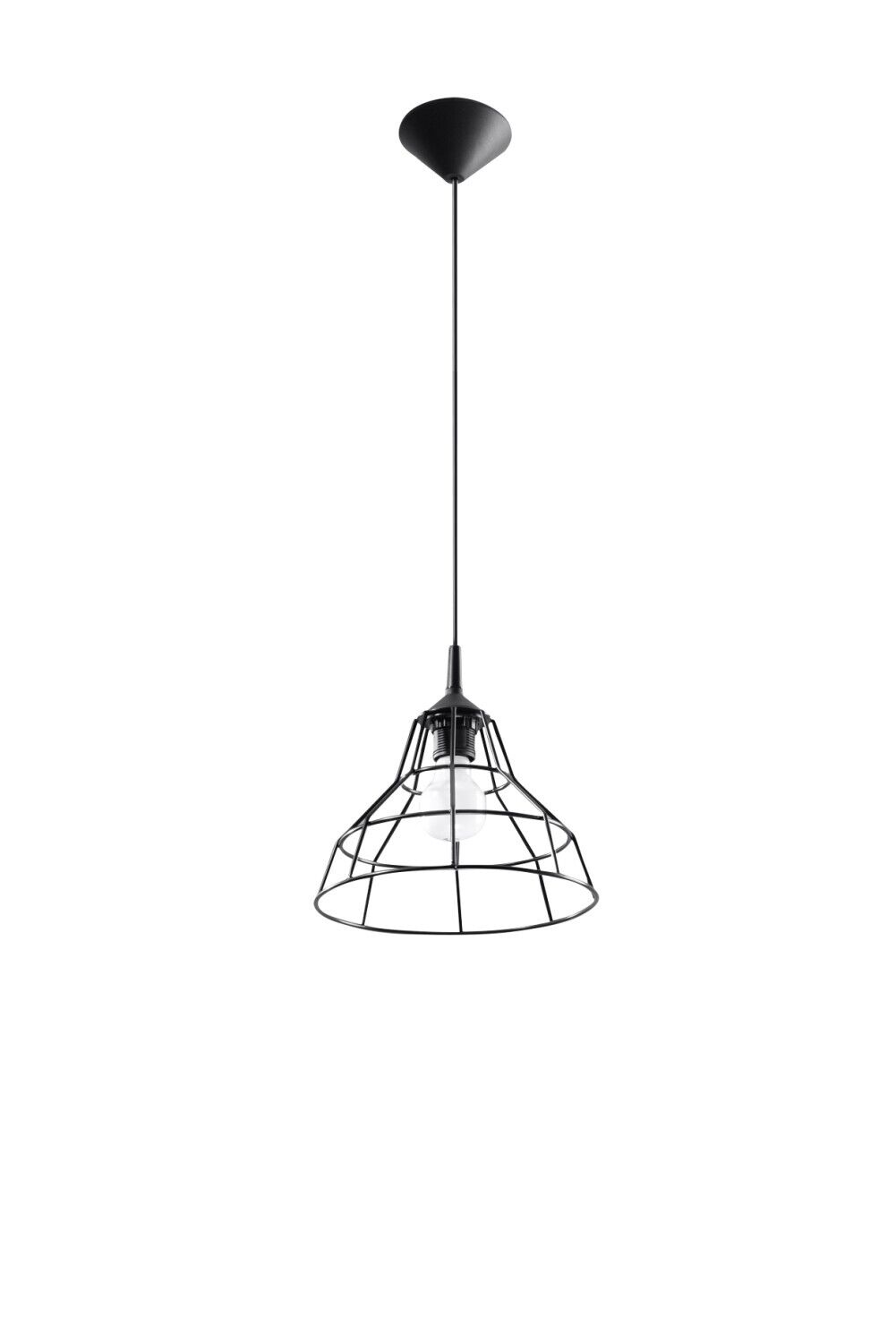 Luminaire à cadre en noir