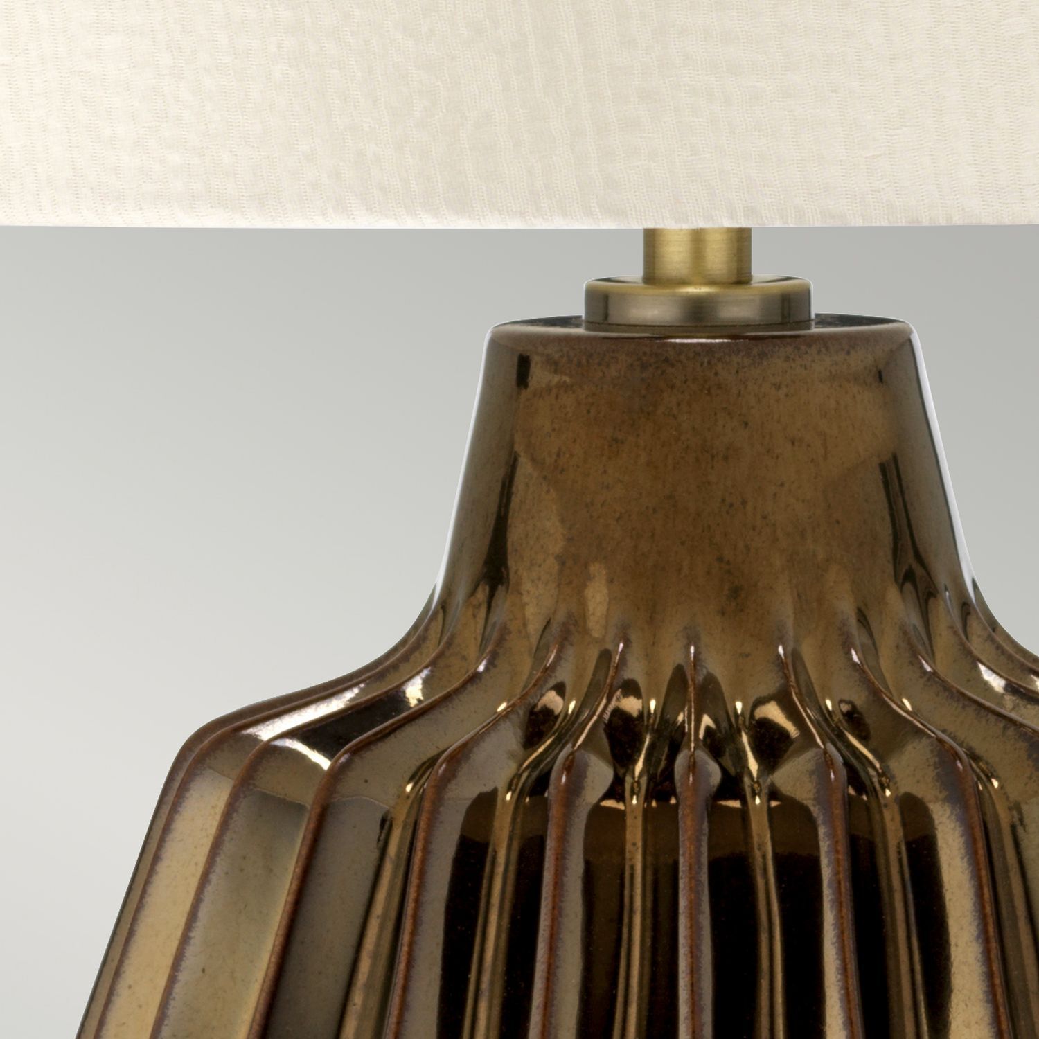 lampe, hanging, kupfer, glänzend, gerippt