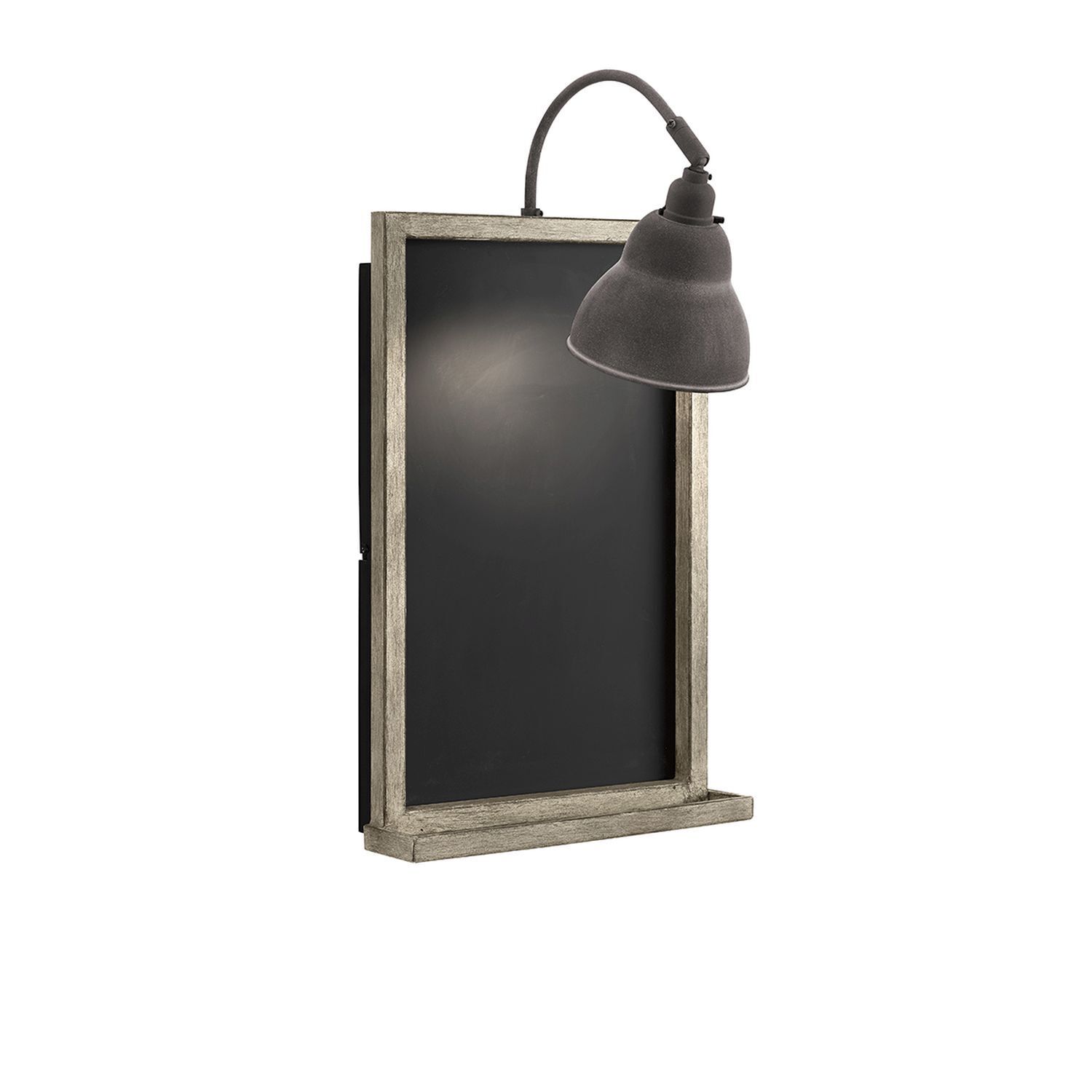 Applique murale avec panneau design rétro abat-jour flexible