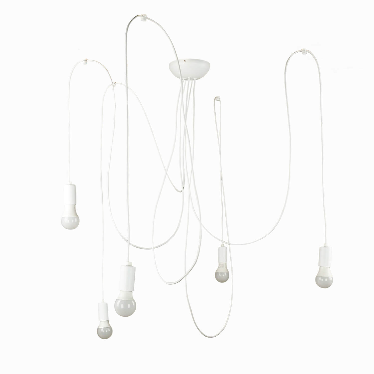 Suspension SPIDER en blanc 5-flmg