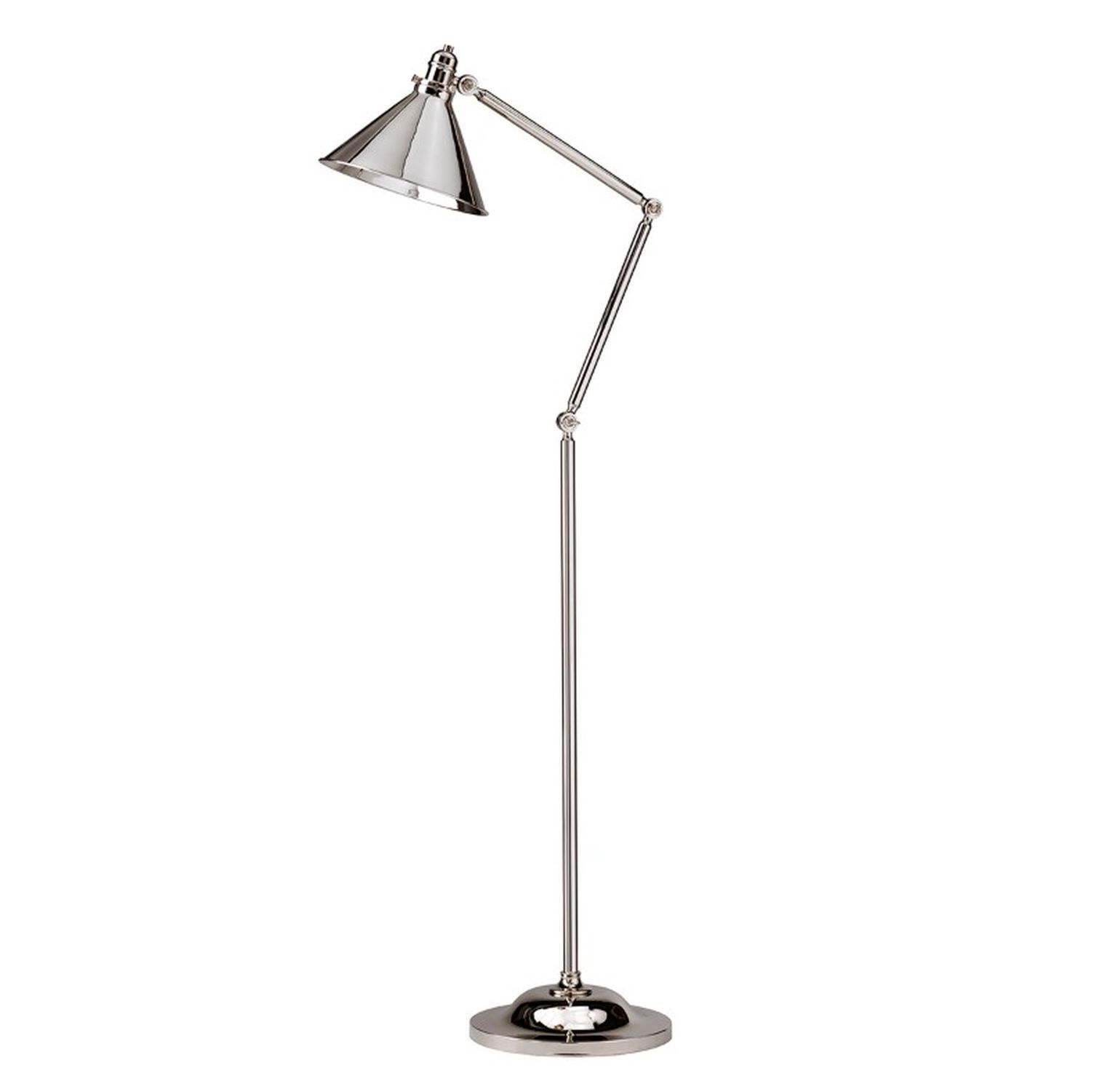 Lampadaire ISMENE en nickel 167cm Lampe de sol