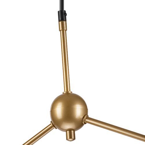 Suspension table à manger en métal doré salon Suspension table à manger en métal doré salon