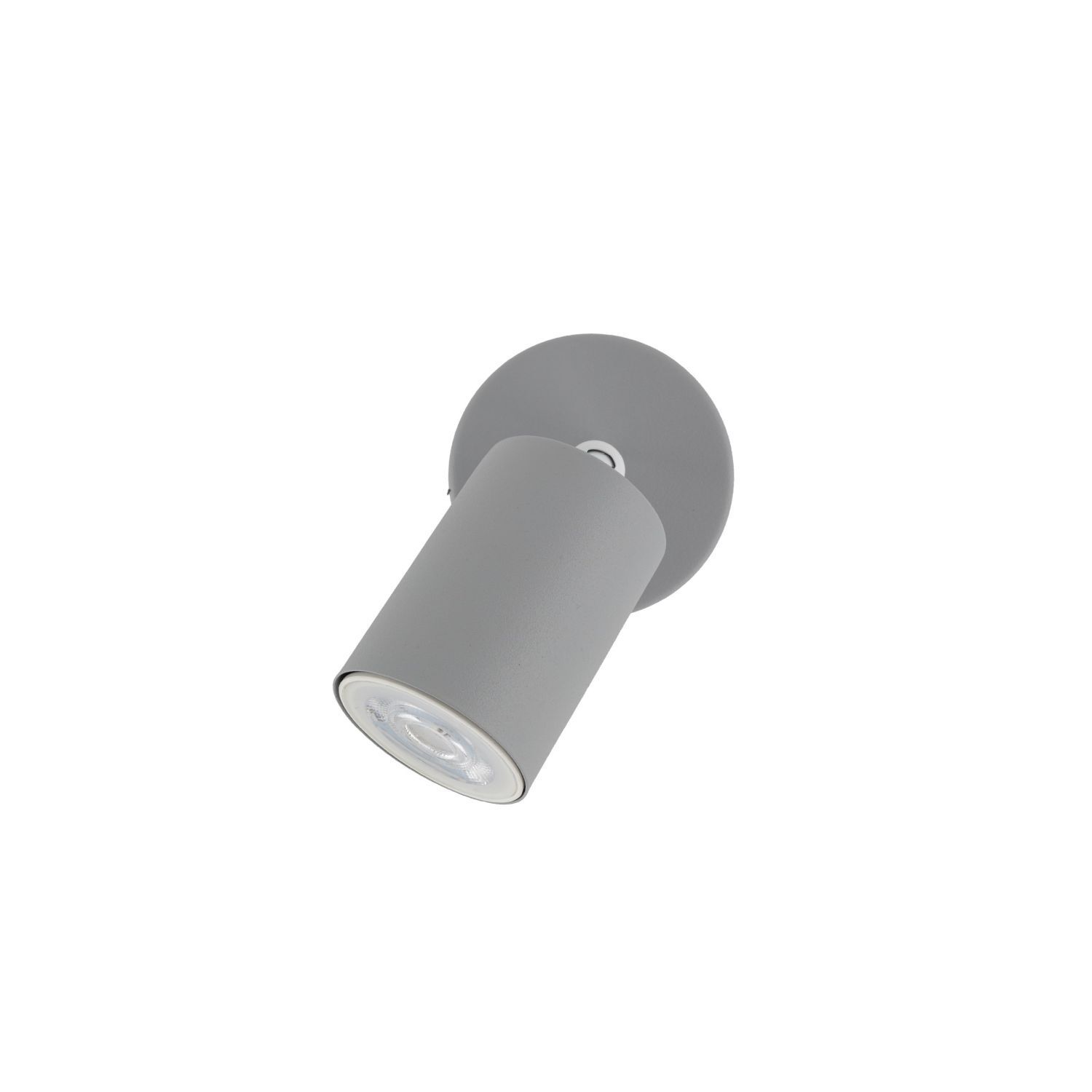 Plafonnier chambre d'enfant Gris GU10 rond Ø 13 cm petit