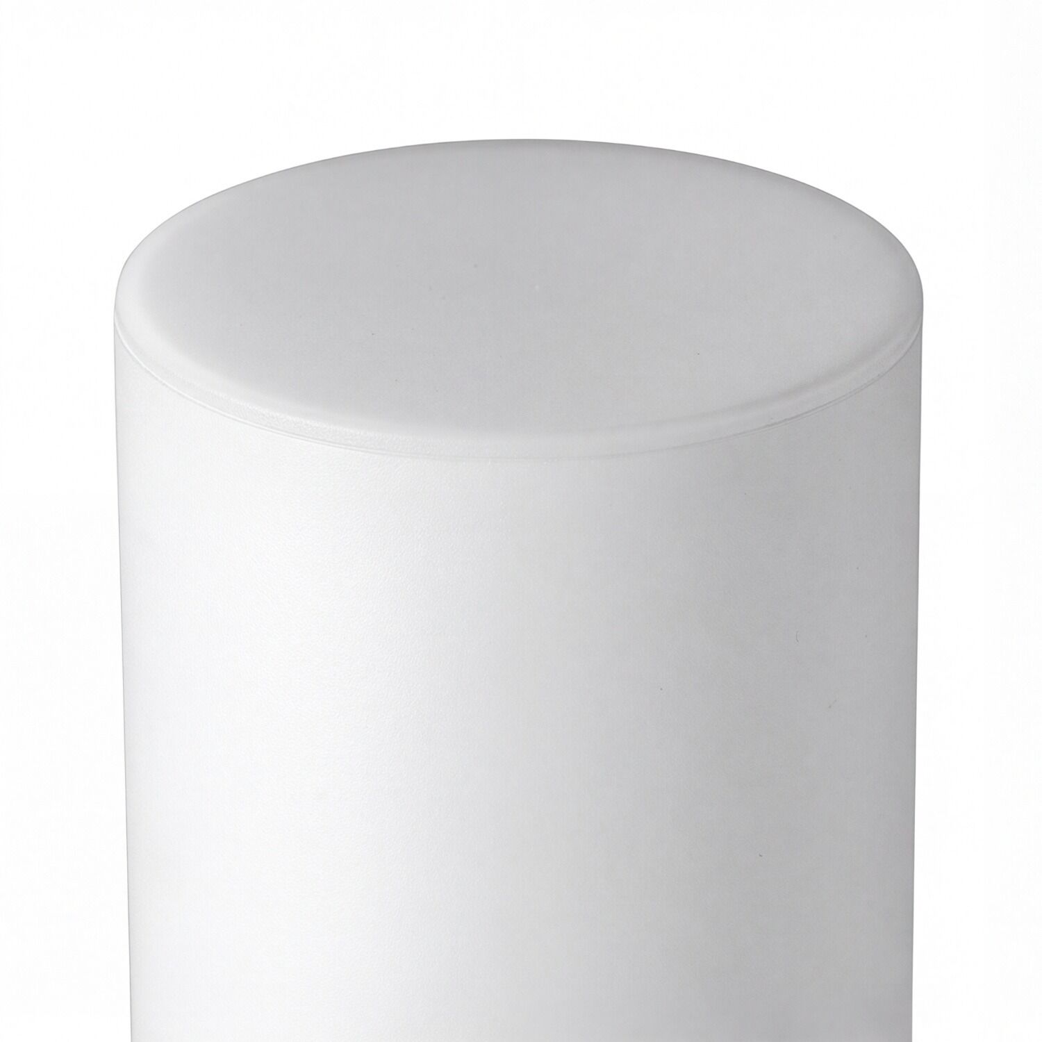 le126635-stehlampe-terrasse-balkon-garten-aussen-kunststoff-modern-weiss-schwarz-04 lampe, zylinder, weiß, glatt, minimal