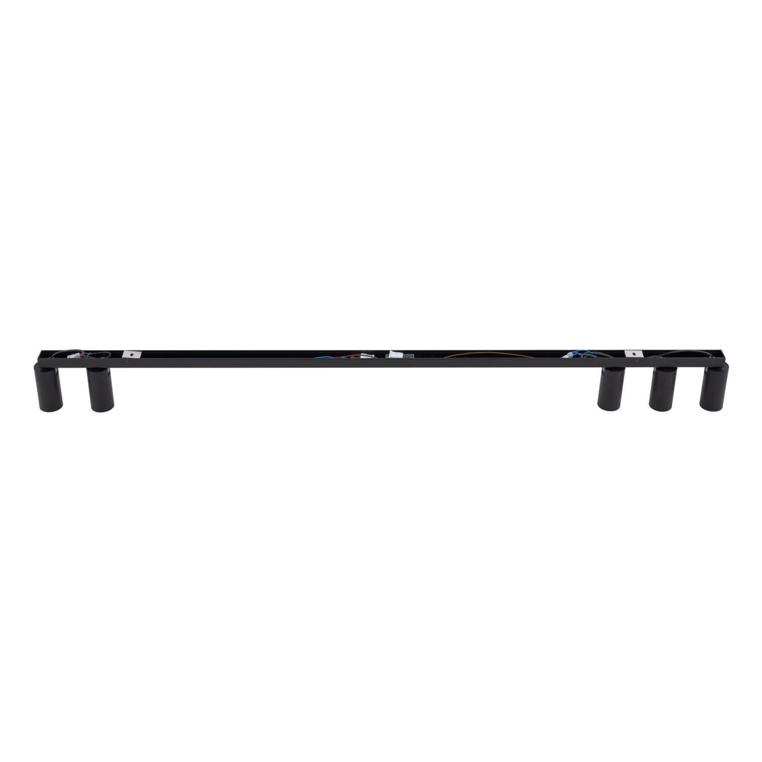 Schwenkbarer Deckenstrahler GU10 Schwarz Metall 130 cm LED-Streifen, Balken, Beleuchtung, Kabel, Schwarz
